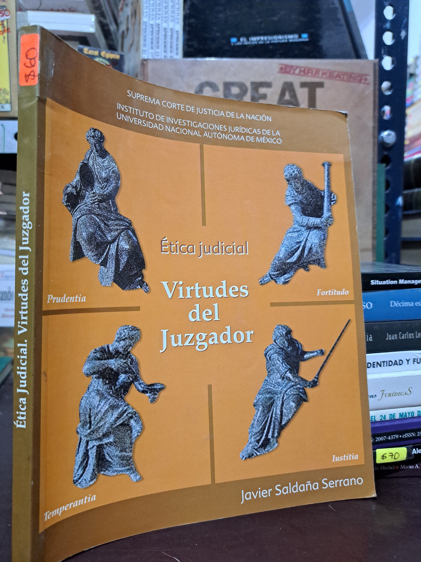 ÉTICA JUDICIAL. VIRTUDES DEL JUZGADOR JAVIER SALDAÑA SERRANO USADO DERECHO LITERARIO 305
