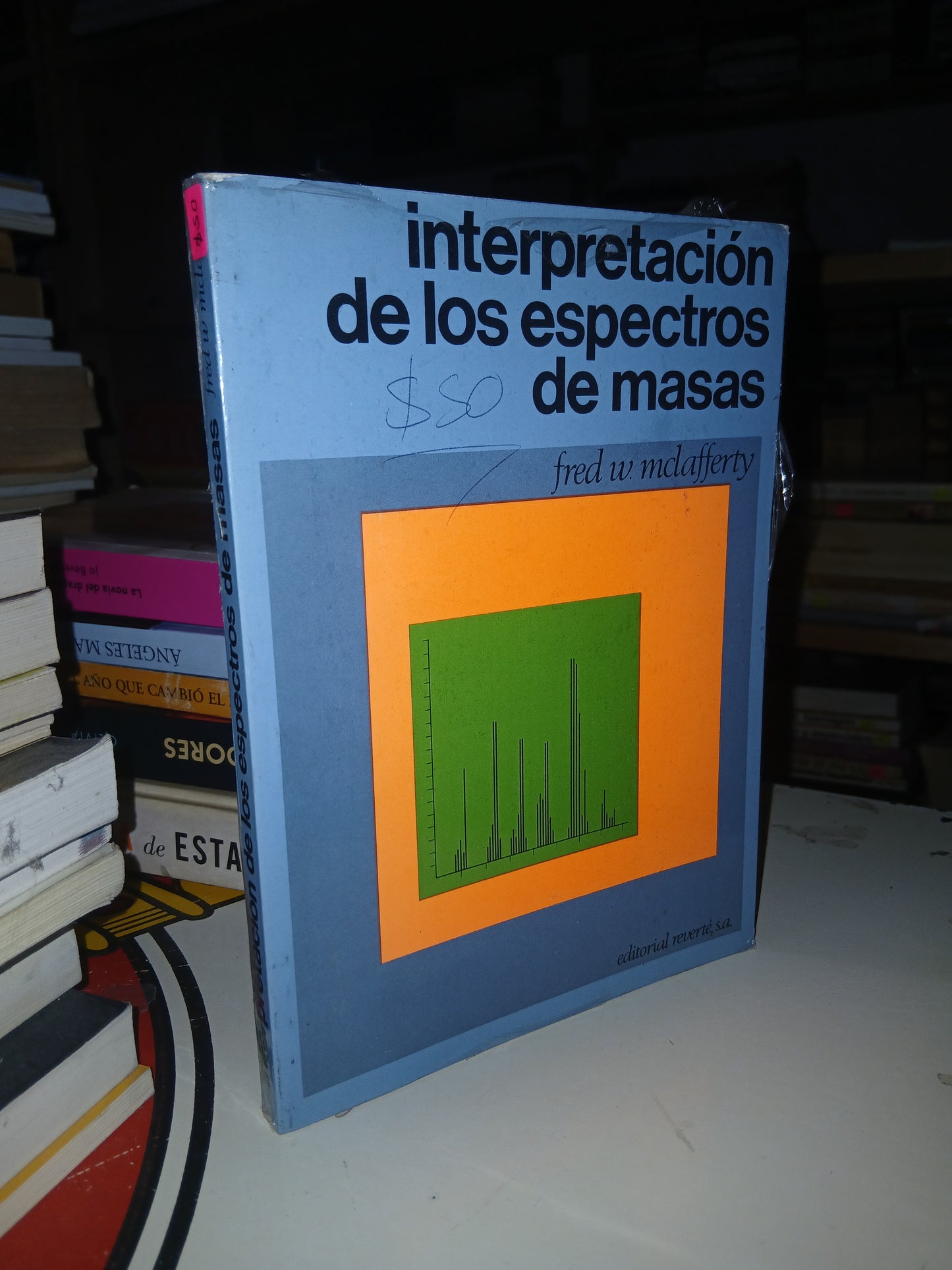 INTERPRETACIÓN DE LOS ESPECTROS DE MASAS POR FRED W. MCLAFFERTY USADO CIENCIA LITERARIO 207