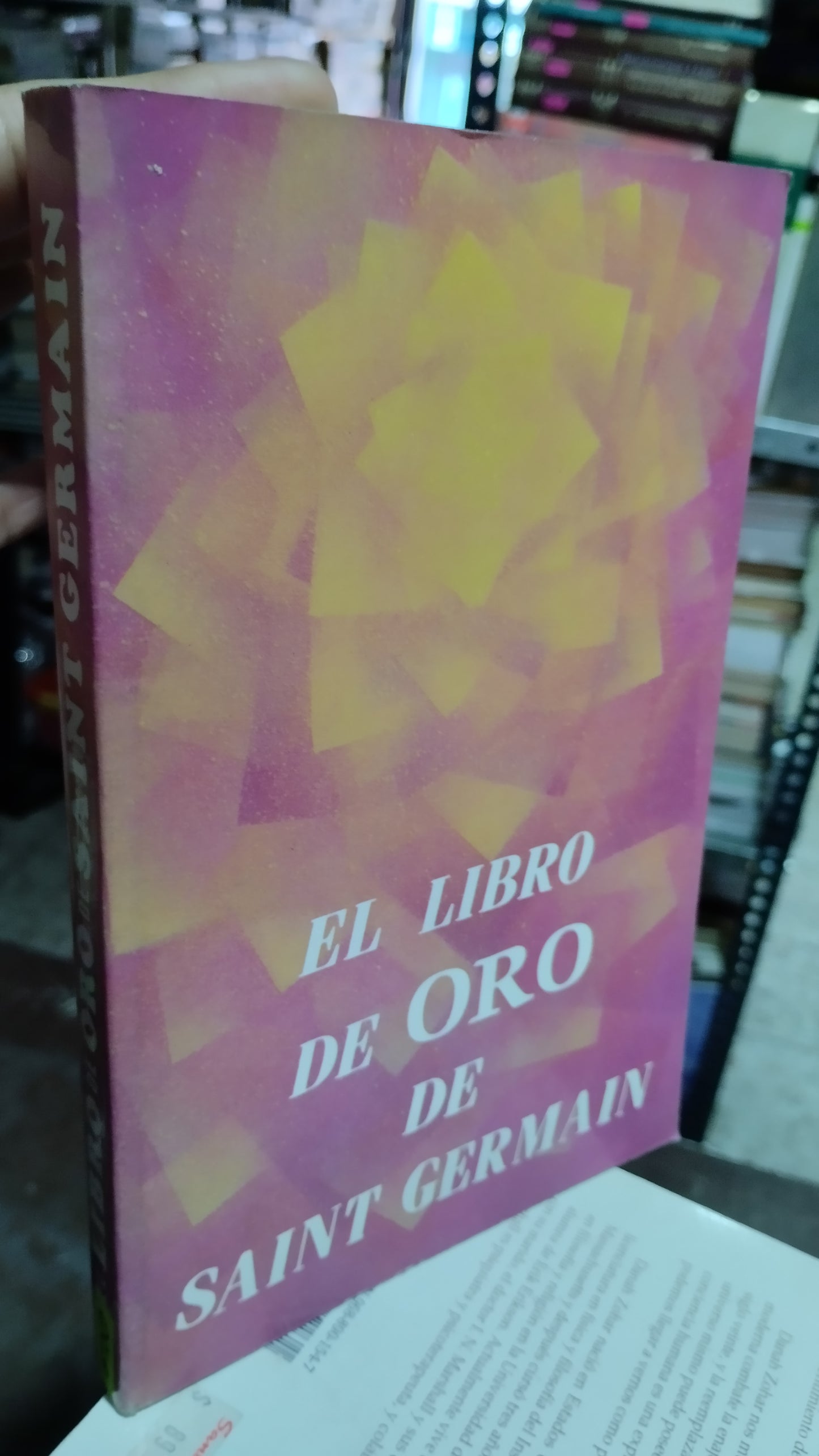 EL LIBRO DE ORO DE SANT GERMAIN LIBRO USADO SUPERACION PERSONAL ALDAMA