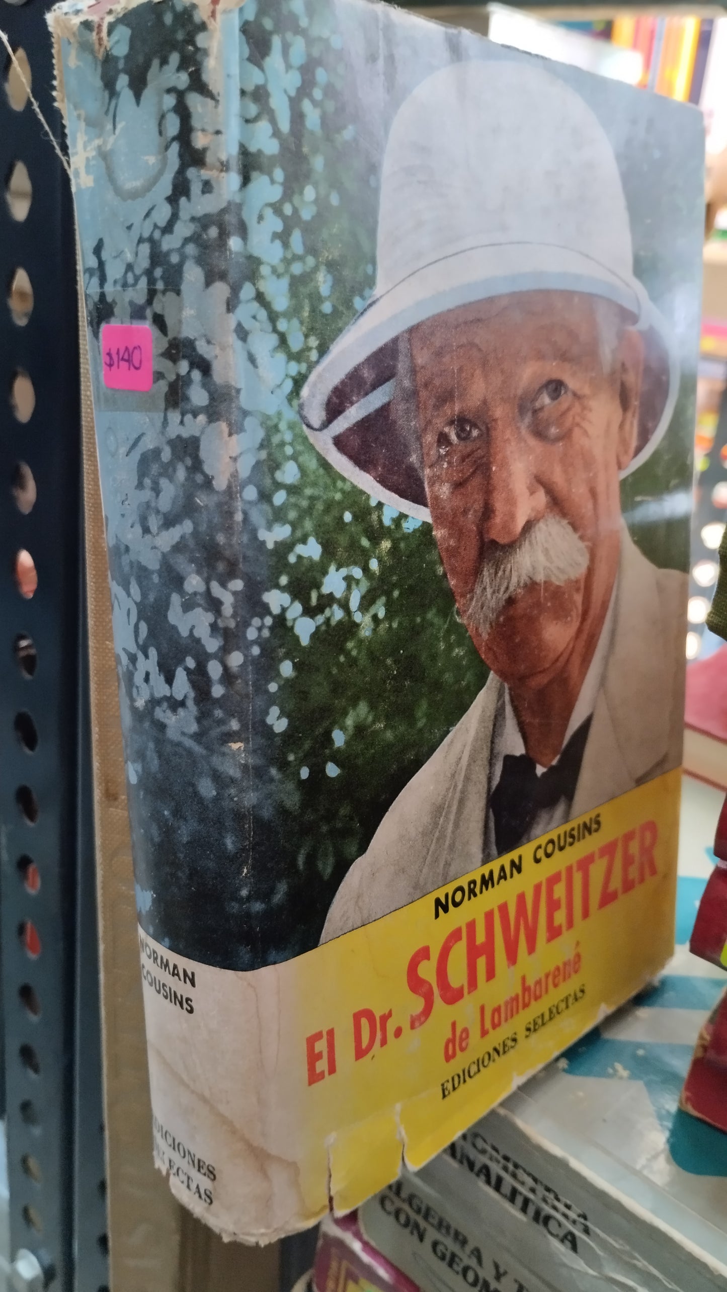 EL DR SCHWEITZER POR NORMAN COUSINS LIBRO USADO NOVELAS ALDAMA