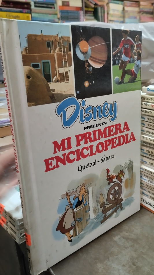 MI PRIMERA ENCICLOPEDIA QUETZAL SAHARA LIBRO USADO INFANTIL ALDAMA