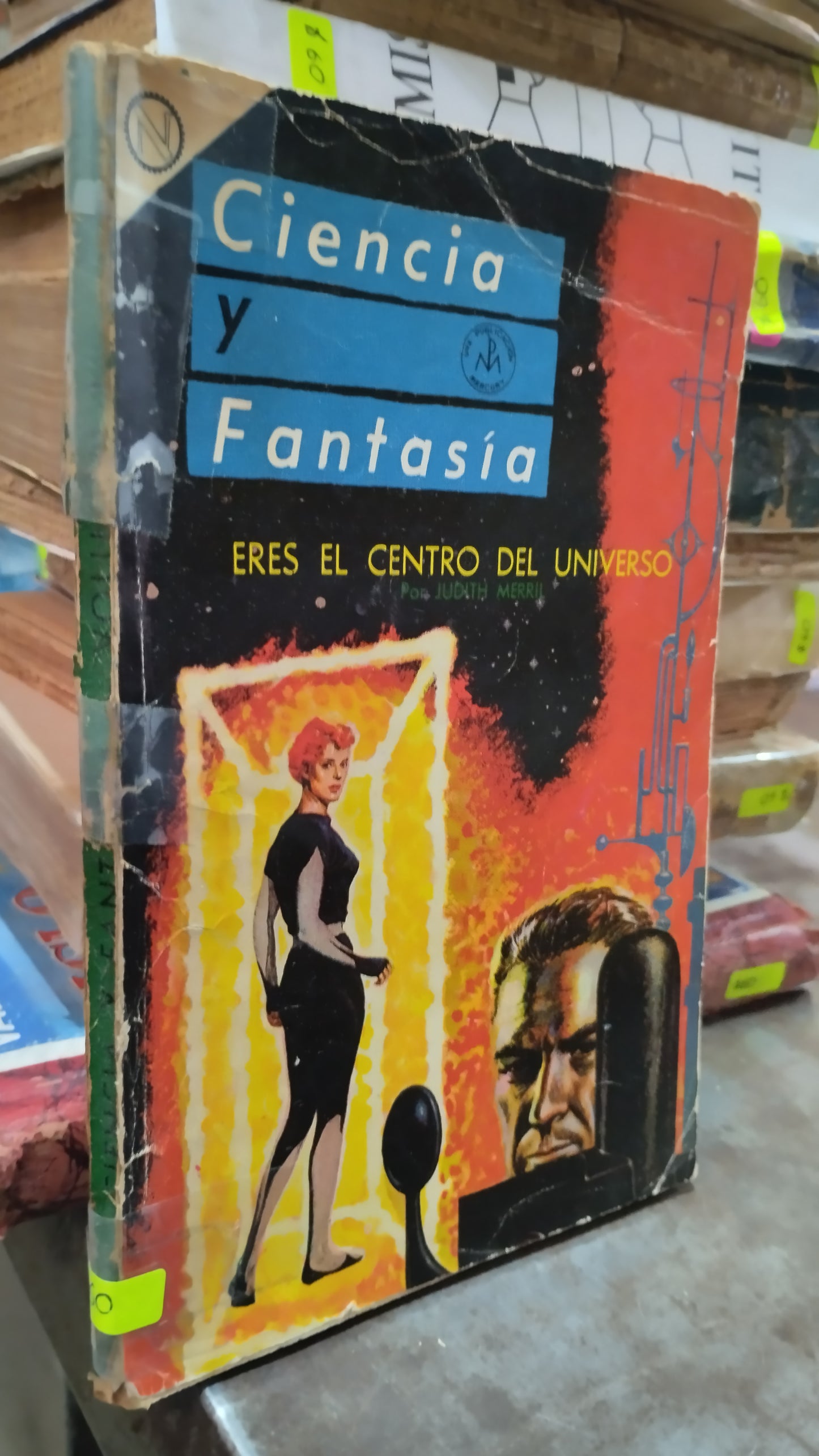 CIENCIA Y FANTASIA POR JUDITH MERRIL LIBRO USADO NOVELAS ALDAMA