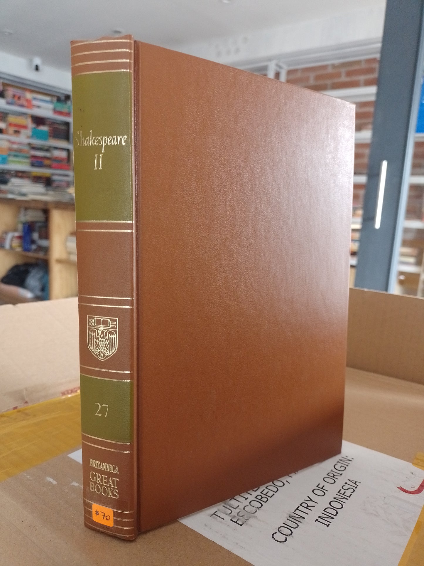 27 SHAKESPEARE VOLUMEN II POR WILLIAM GEORGE CLARK AND WILLIAM ALDIS WRIGHT USADO IDIOMAS JUAREZ 515