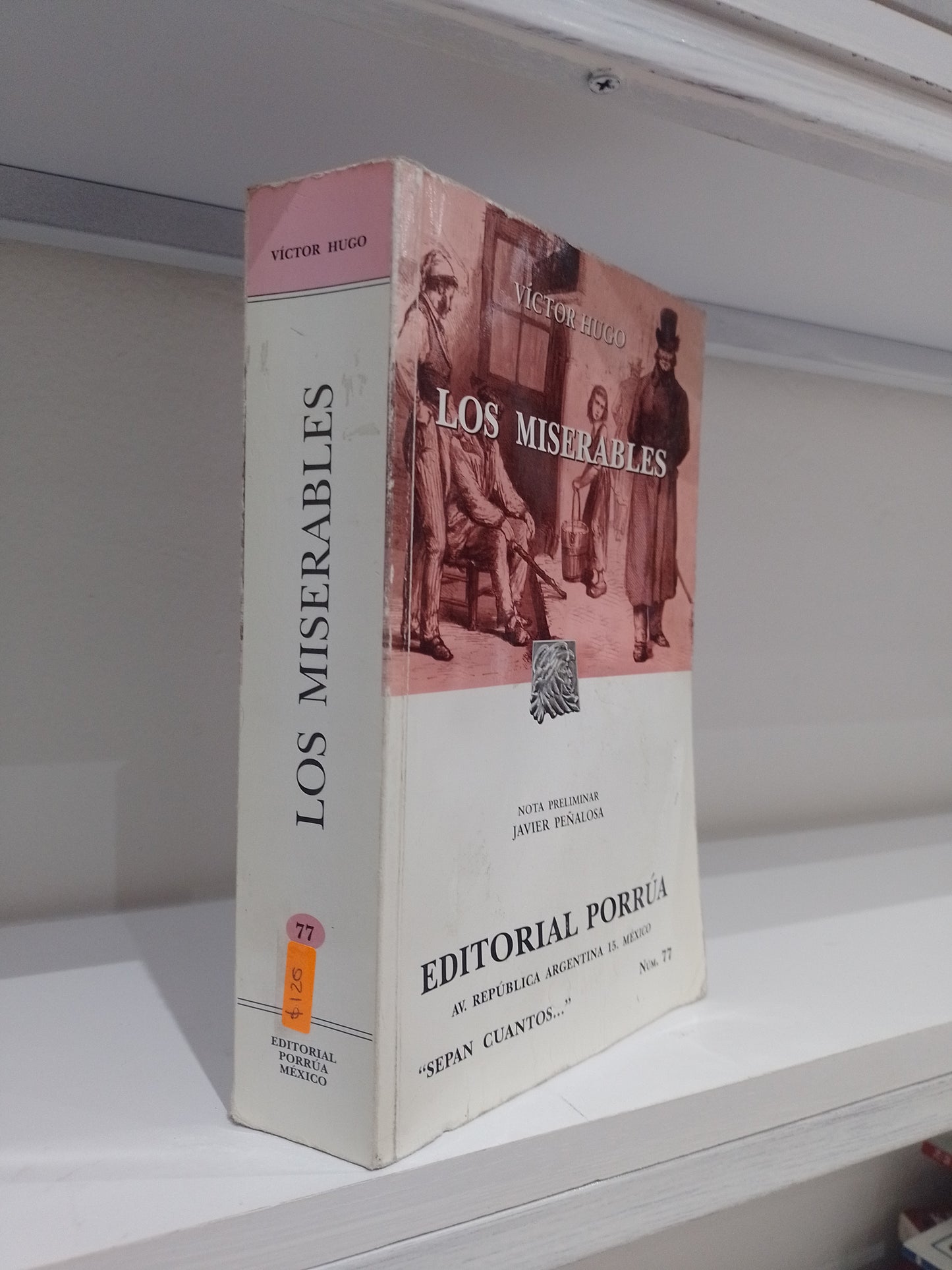 LOS MISERABLES POR VICTOR HUGO USADO NOVELA JUAREZ 515