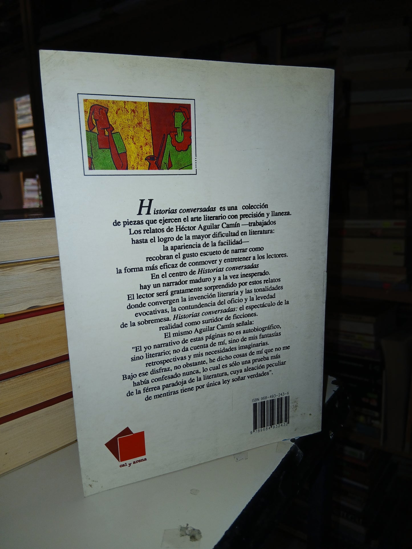HISTORIAS CONVERSADAS POR HÉCTOR AGUILAR CAMÍN USADO NOVELA LITERARIO 207