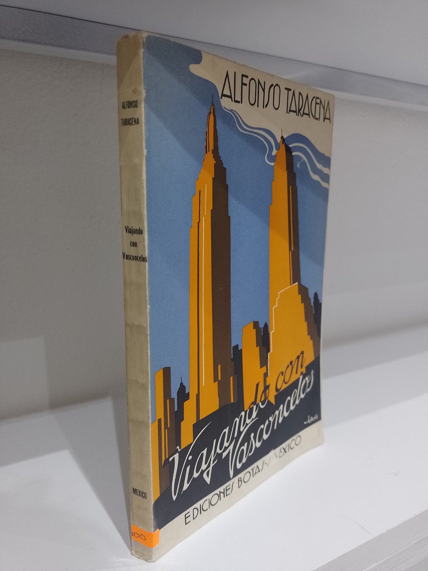 VIAJANDO CON VASCONCELOS POR ALFONSO TARACENA USADO NOVELA JUAREZ 515