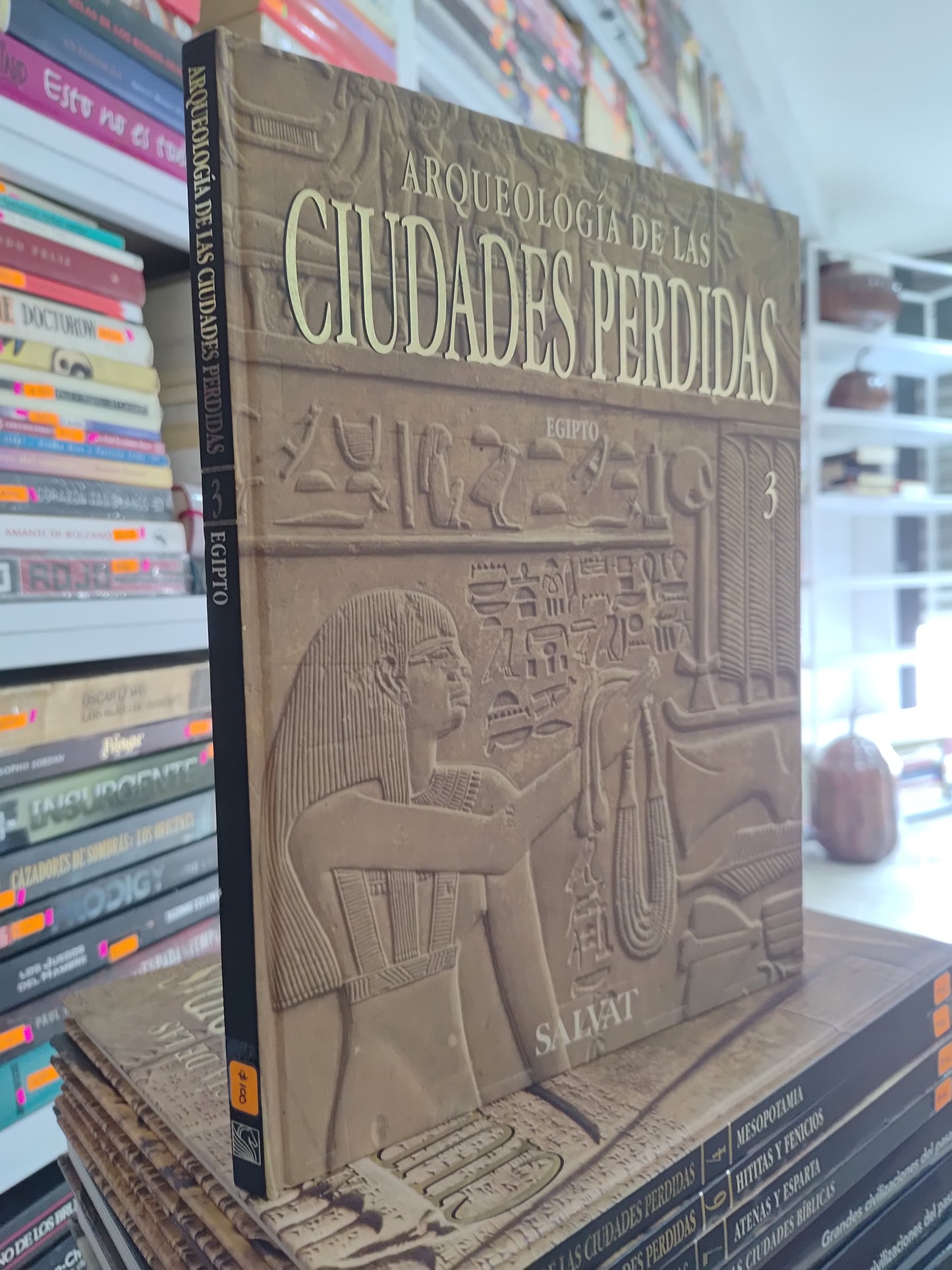 ARQUEOLOGIA DE LAS CIUDADES PERDIDAS EGIPTO POR EDITORIAL SALVAT USADO HISTORIA JUAREZ 515