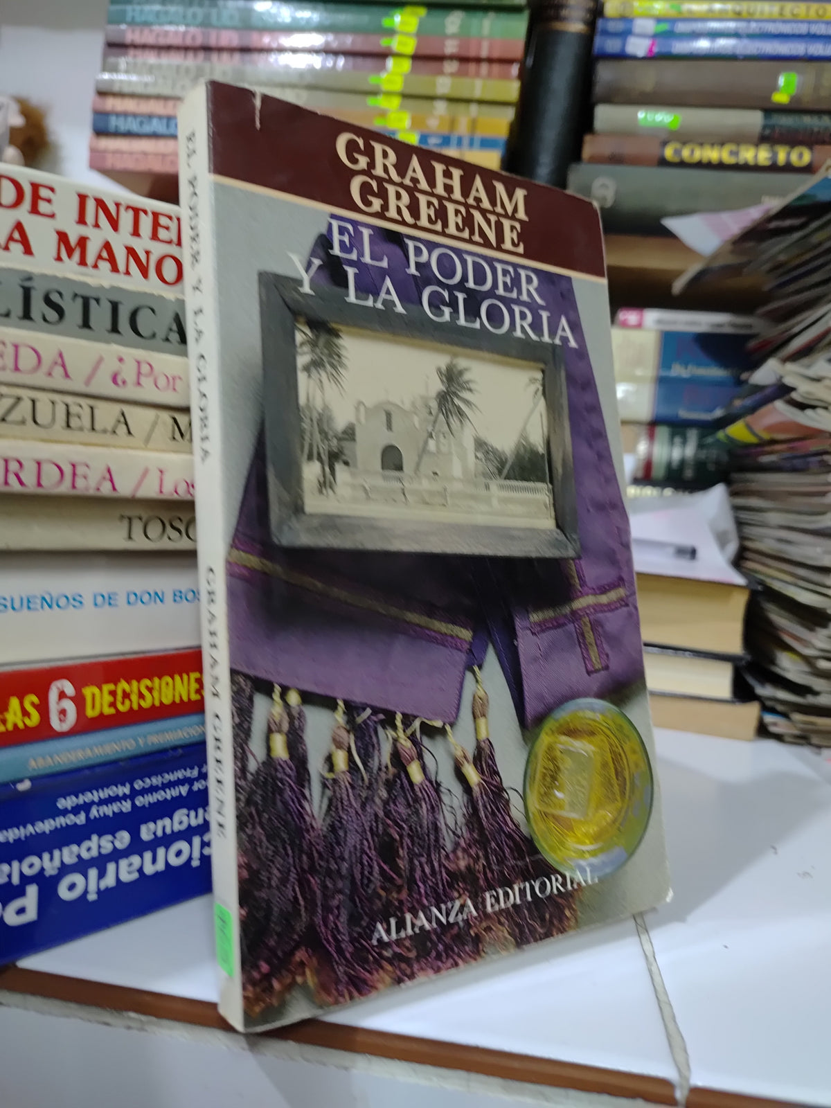EL PODER DE LA GLORIA POR GRAHAM GREENE USADO NOVELAS JUAREZ 507