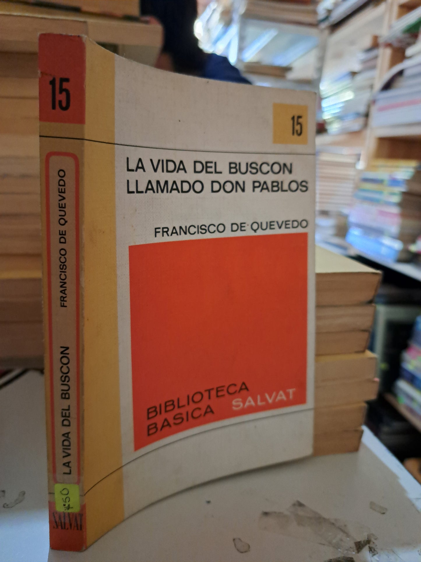 LA VIDA DEL BUSCON LLAMADO DON PABLOS FRANCISCO DE QUEVEDO USADO NOVELA LITERARIO 207