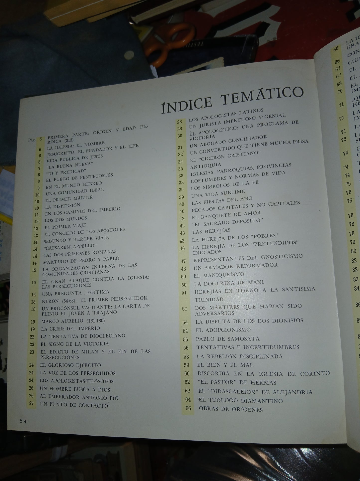 HISTORIA DE LA IGLESIA POR F. DEGALLI USADO RELIGIÓN LITERARIO 207