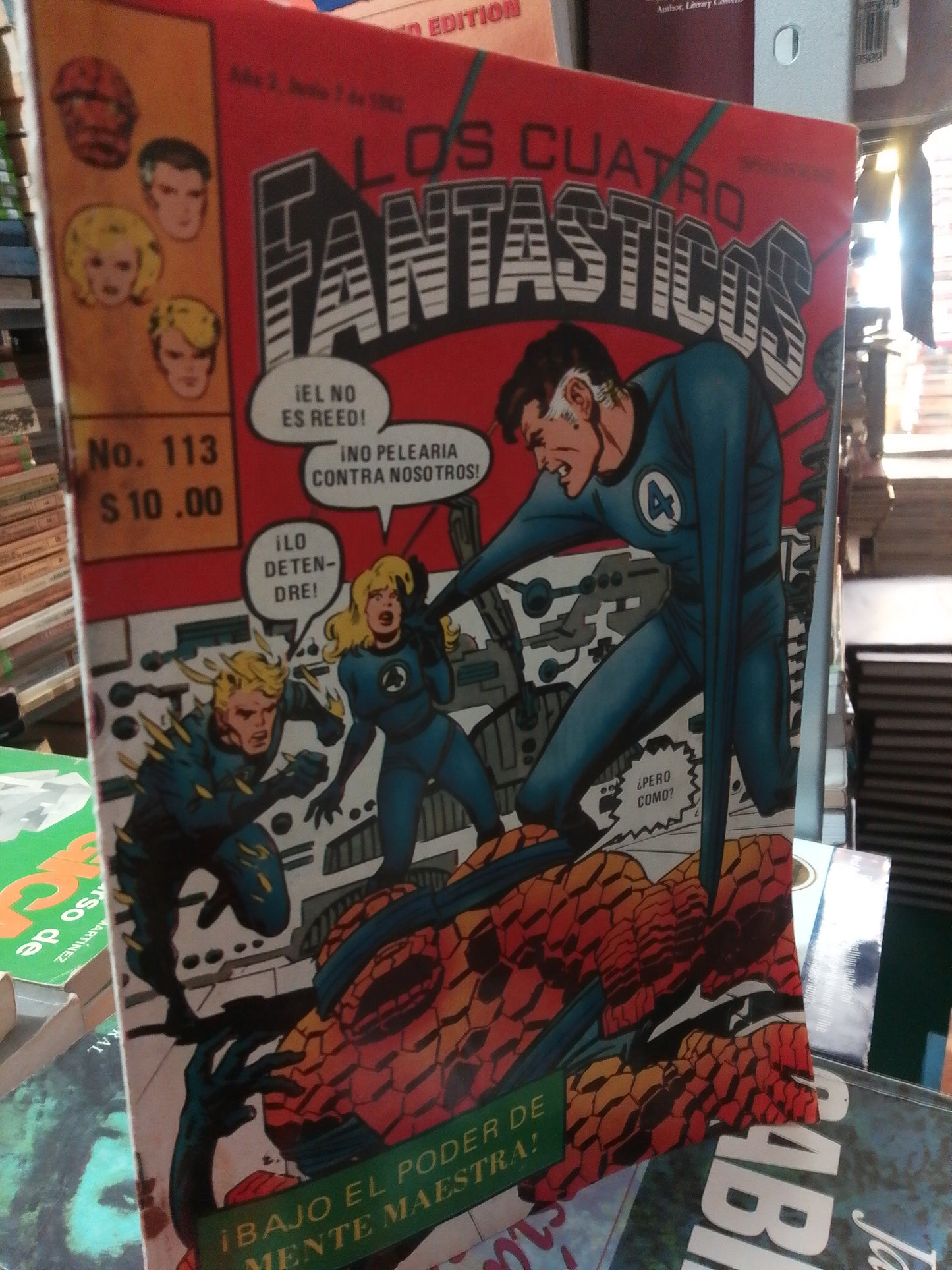 LOS CUATRO FANTÁSTICOS COMICS USADO NOVELA JUÁREZ