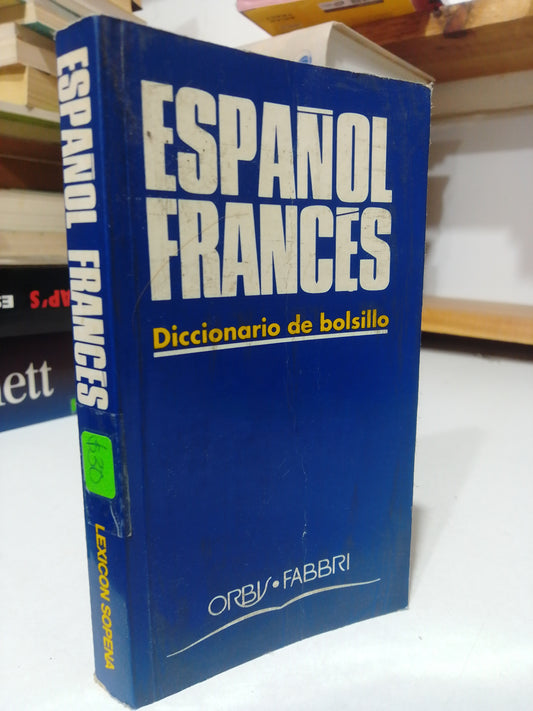 DICCIONARIO DE BOLSILLO ESPAÑOL FRANCÉS USADO IDIOMAS JUAREZ