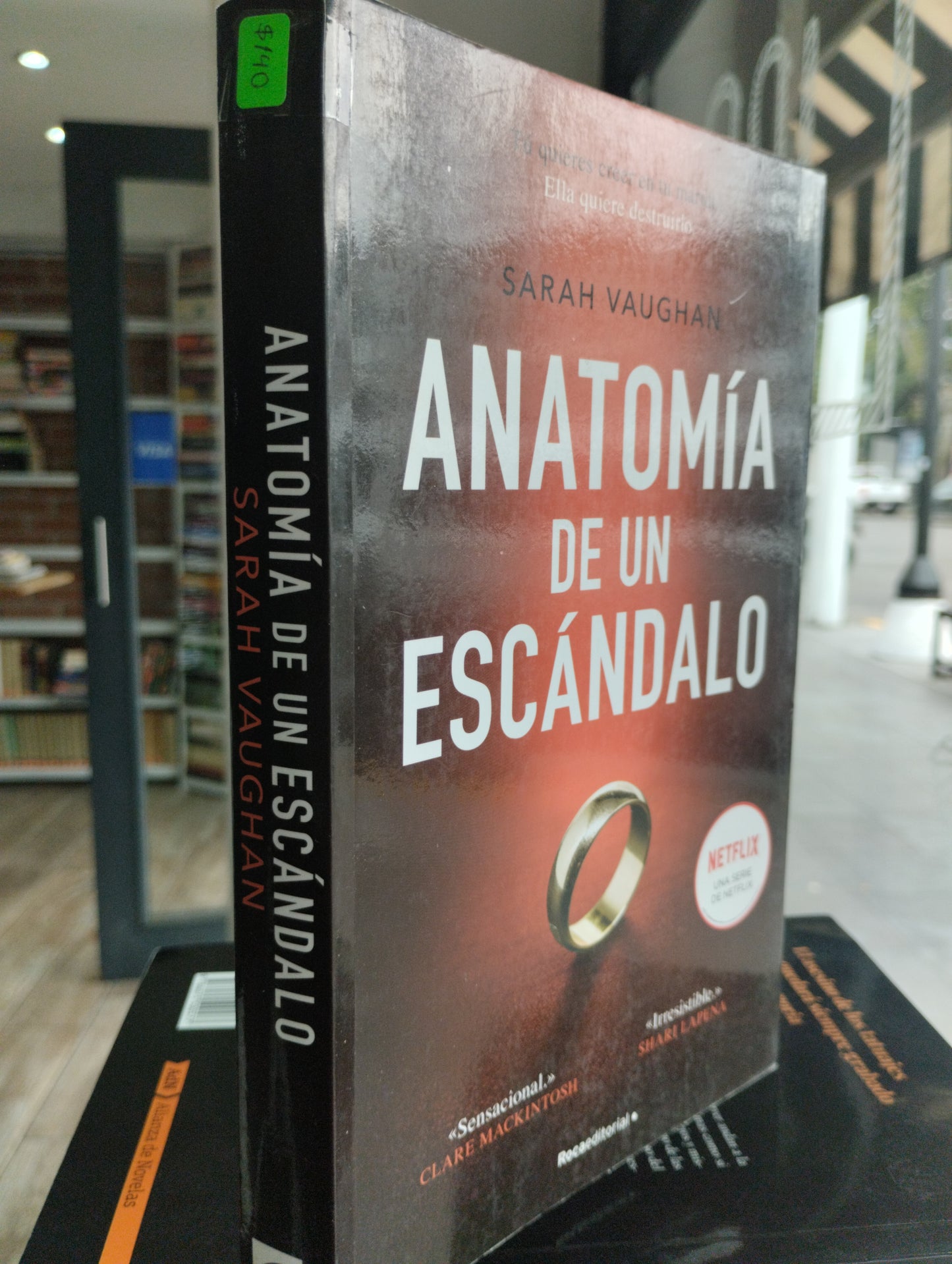 ANATOMIA DE UN ESCANDALO SARAH VAUGHAN USADO NOVELAS JUAREZ 515