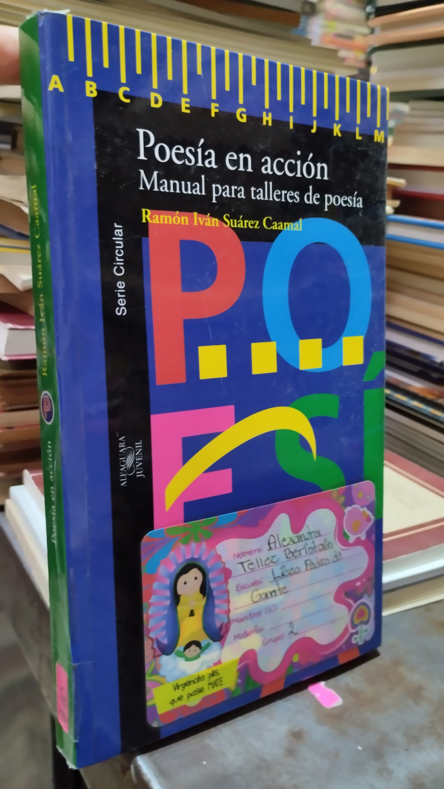 POESIA EN ACCION POR RAMON IVAN SUAREZ CAAMAL LIBRO USADO POESIA ALDAMA