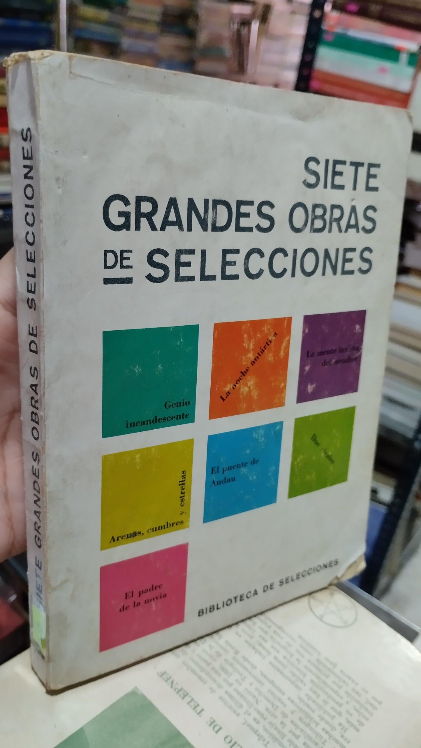 SIETE GRANDES OBRAS DE SELECCIONES POR BIBLIOTECA DE SELECCIONES LIBRO USADO NOVELAS ALDAMA