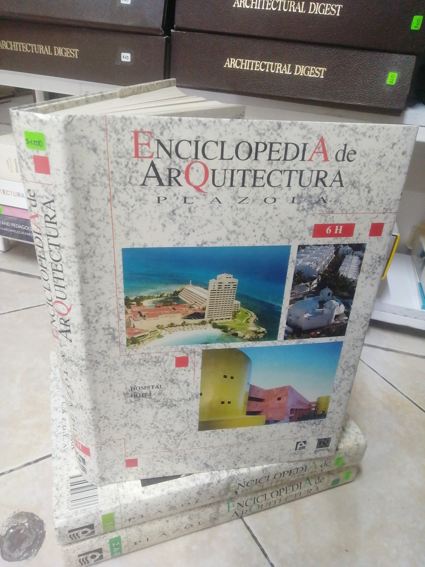 ENCICLOPEDIA DE ARQUITECTURA VOLUMEN 6, POR ALFREDO PLAZOLA, USADO, ARQUITECTURA, JUAREZ 515