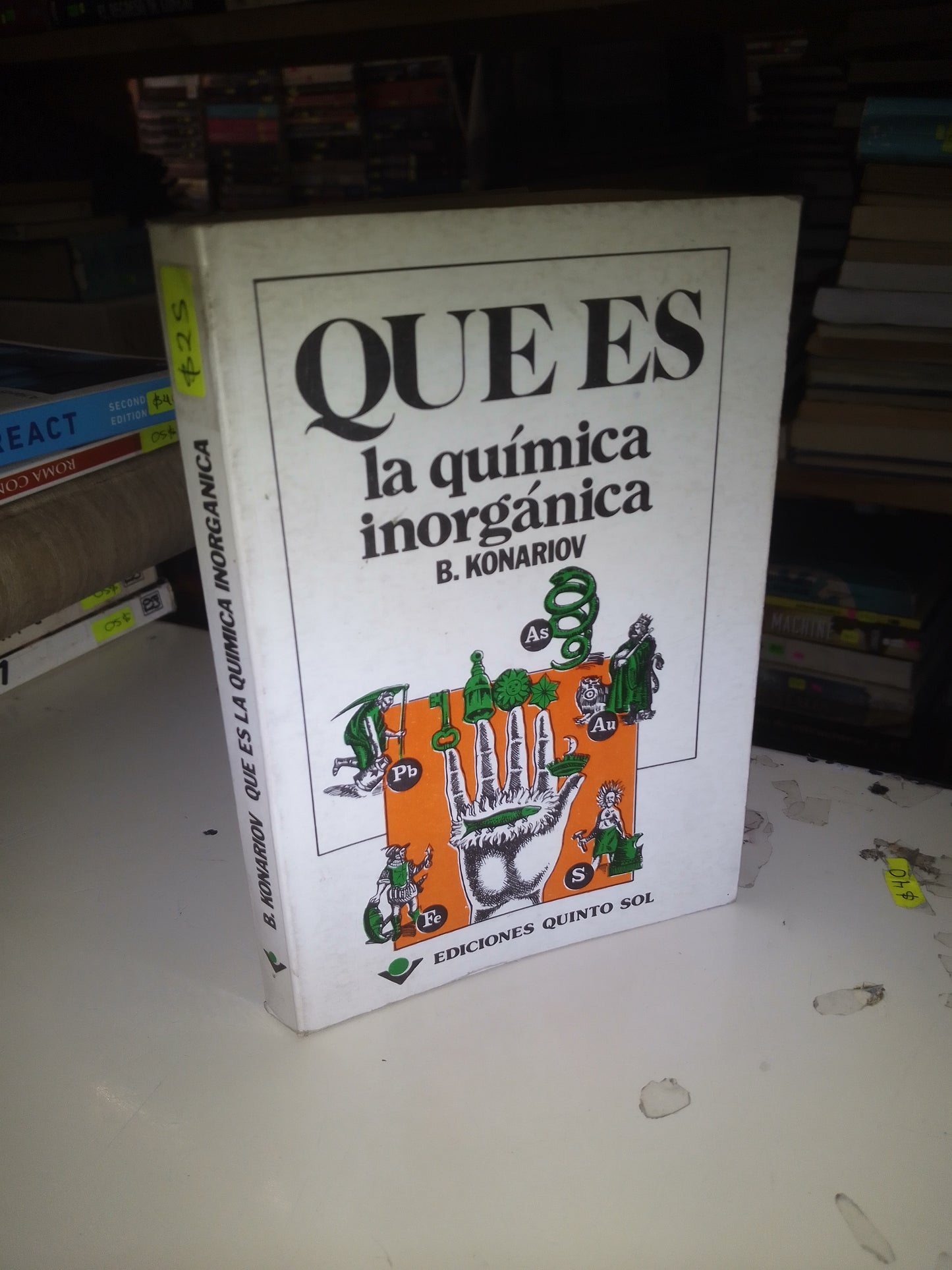 QUE ES LA QUIMICA INORGÁNICA POR B. KONARIOV USADO QUÍMICA LITERARIO 207