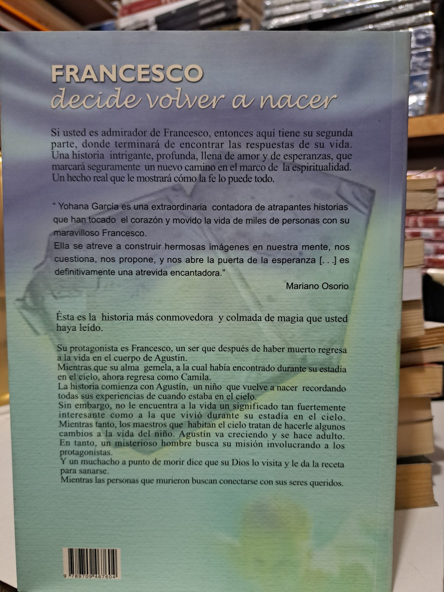 FRANCESCO DECIDE VOLVER A NACER 2 YOHANA GARCÍA USADO SUP. PERSONAL JUÁREZ