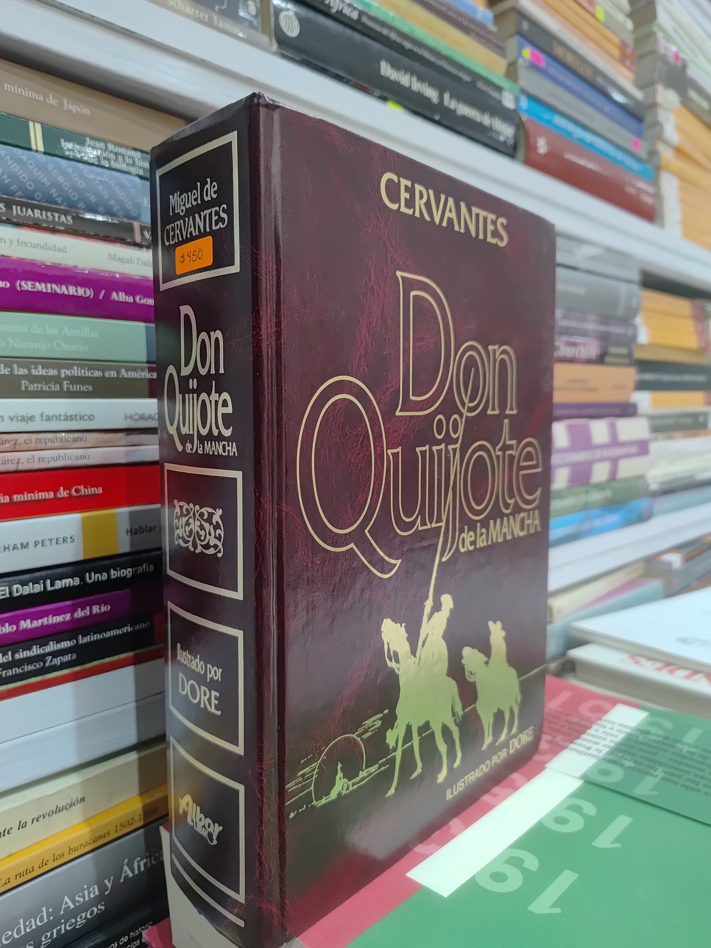 DON QUIJOTE DE LA MANCHA POR CERVANTES USADO NOVELAS JUAREZ 515