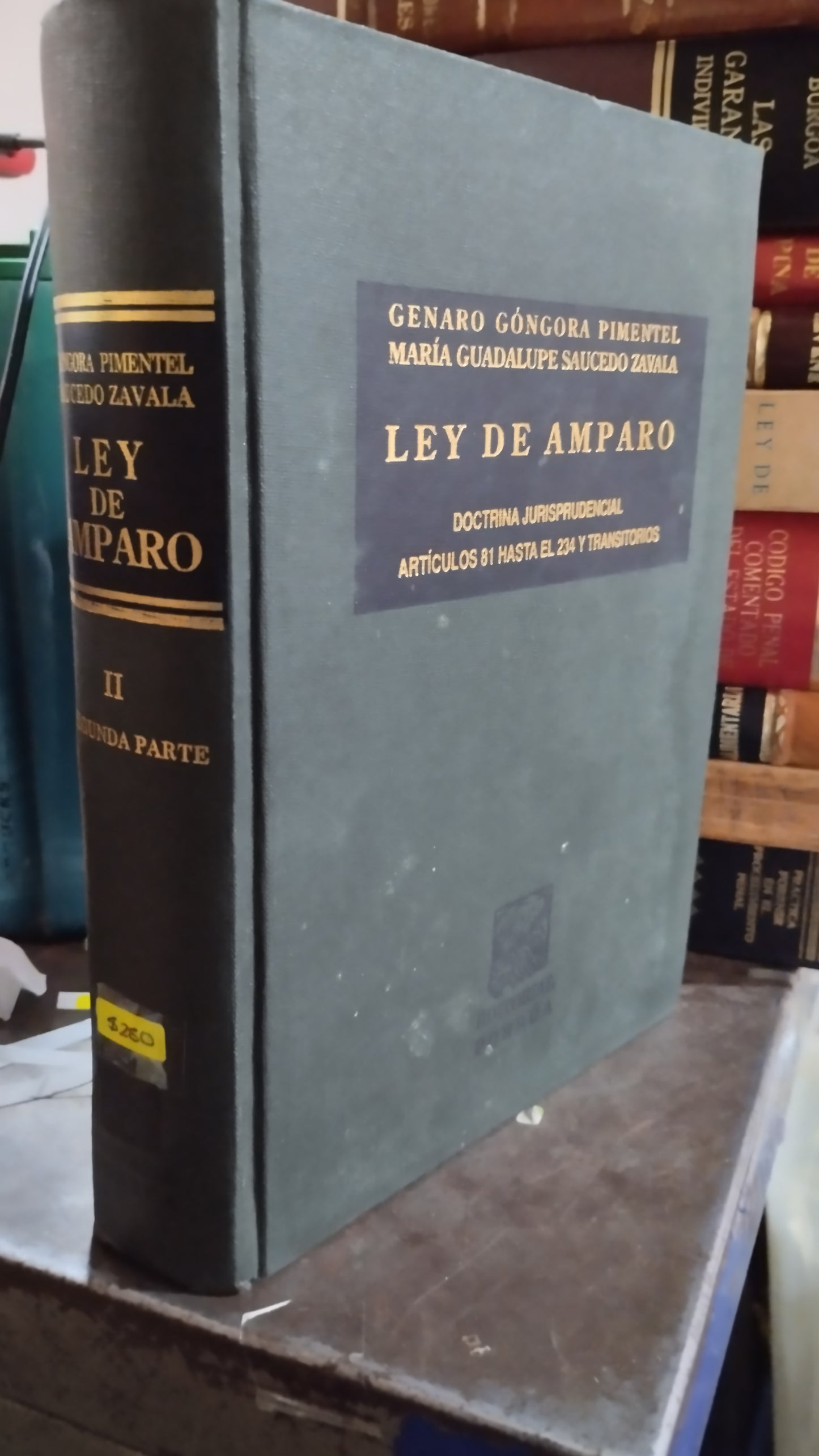 LEY DE AMPARO POR GENARO GONGORA PIMENTEL LIBRO USADO DERECHO ALDAMA