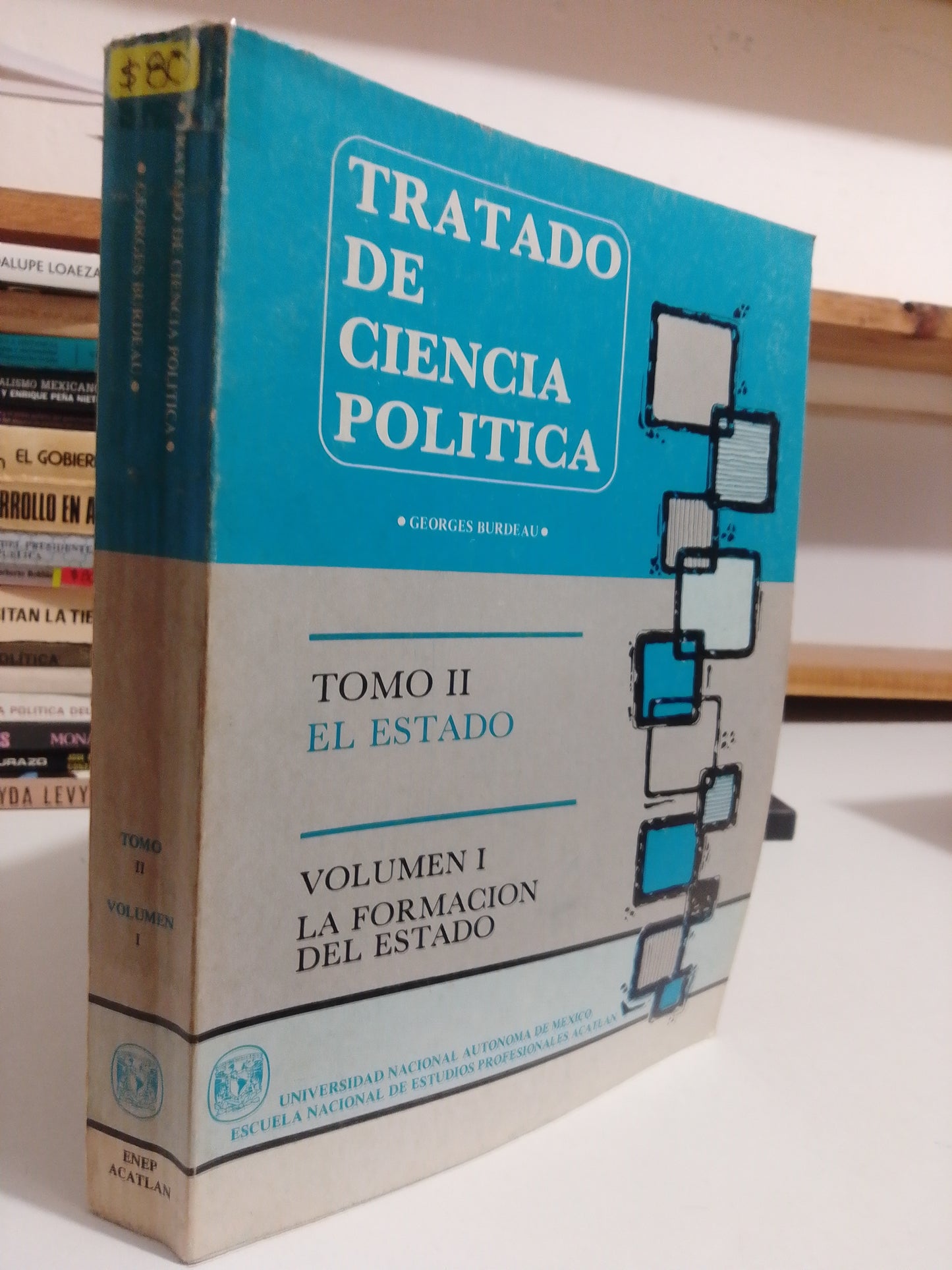 TRATADO DE CIENCIA POLITICA TOMO II POR GEORGES BURDEAU USADO POLITICA JUÁREZ