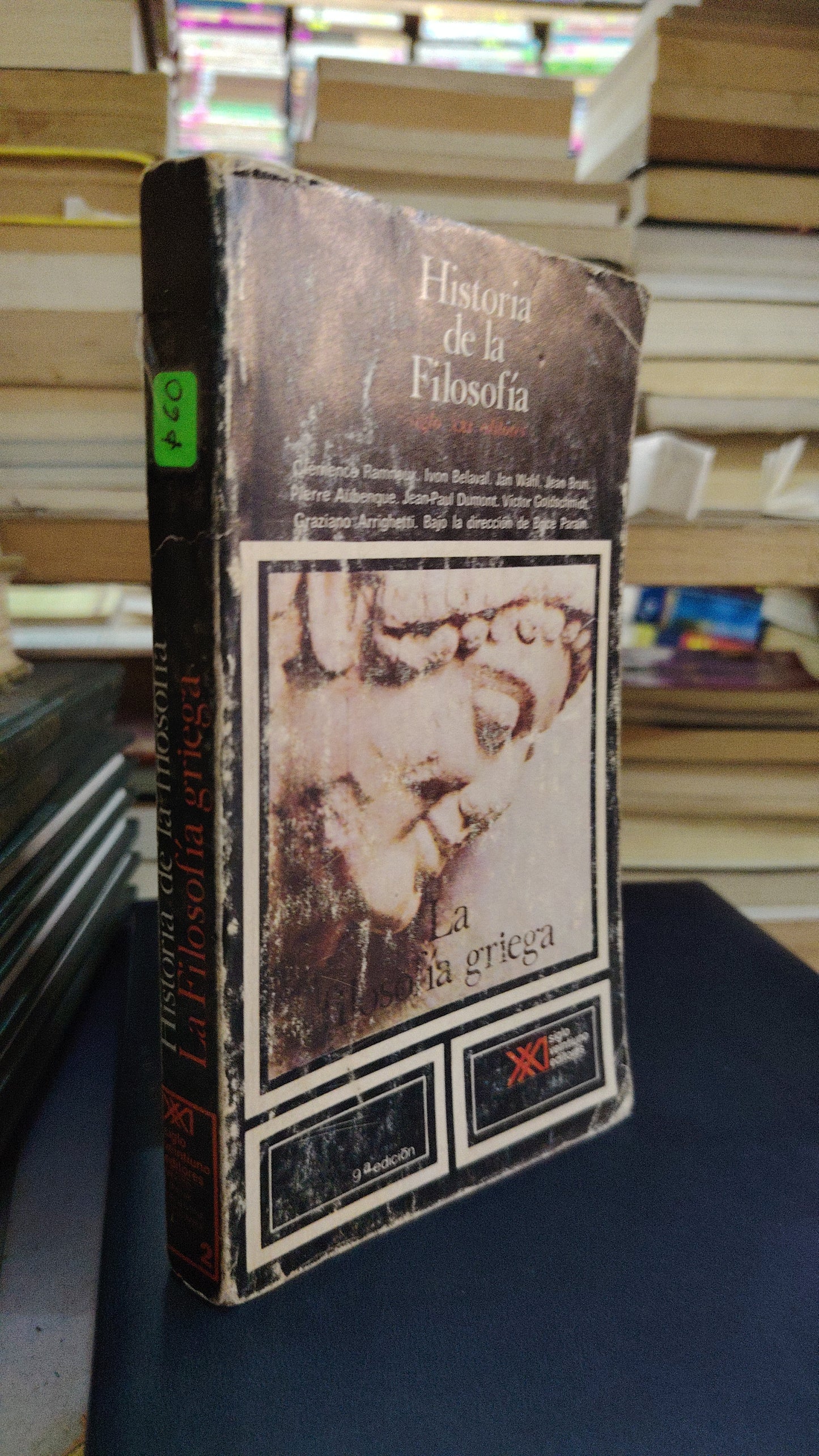 HISTORIA DE LA FILOSOFÍA LA FILOSOFÍA GRIEGA 9ª EDICION POR BRICE PARAIN USADO SOCIOLOGÍA LITERARIO 207