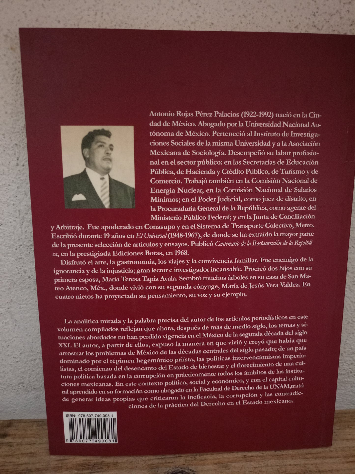 EL SIGLO XXI MEXICANO MEDIO SIGLO ANTES POR ANTONIO ROJAS PÉREZ PALACIOS USADO HISTORIA LITERARIO 305