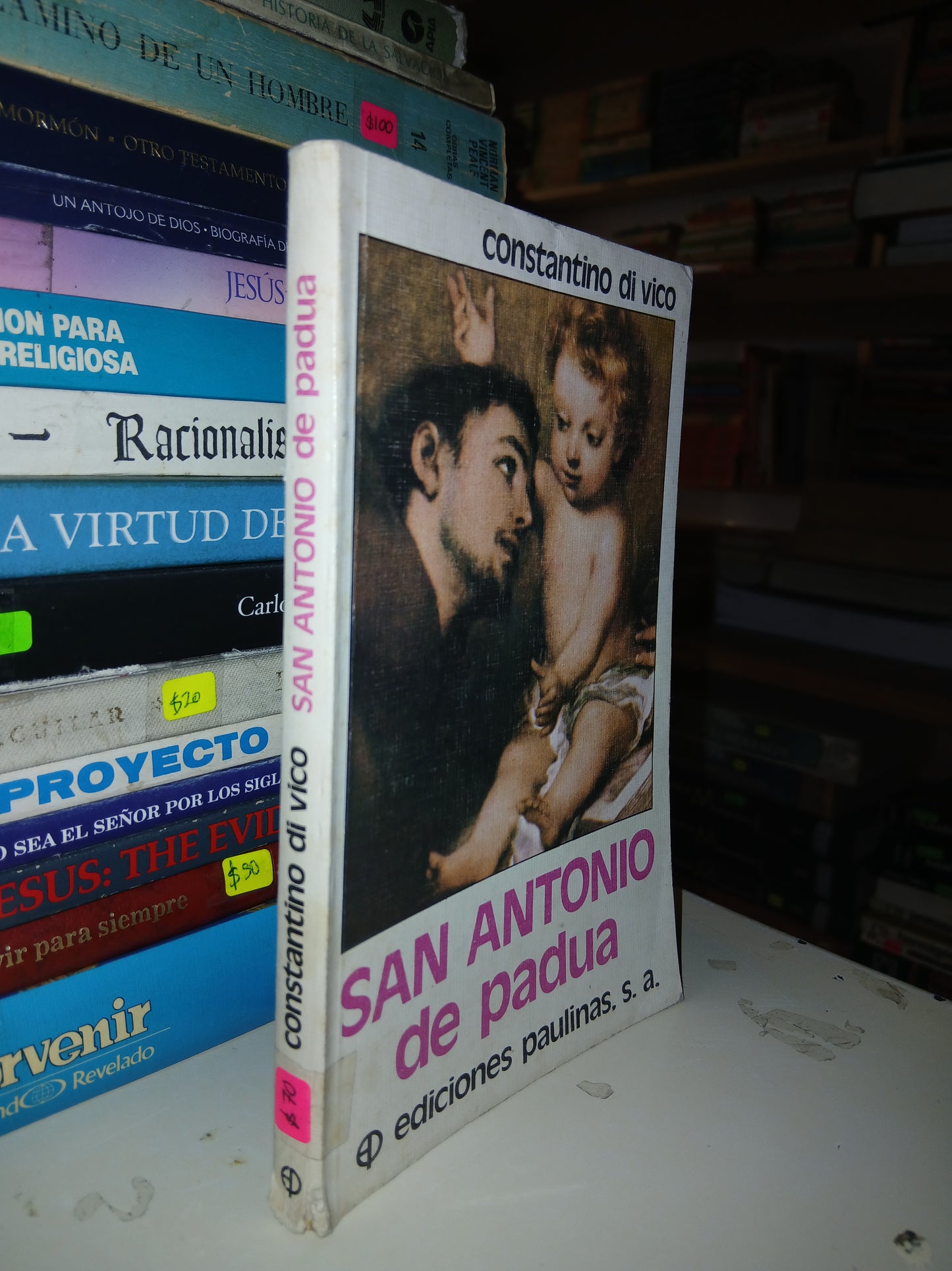 SAN ANTONIO DE PADUA POR CONSTANTINO DI VICO USADO RELIGIÓN LITERARIO 207