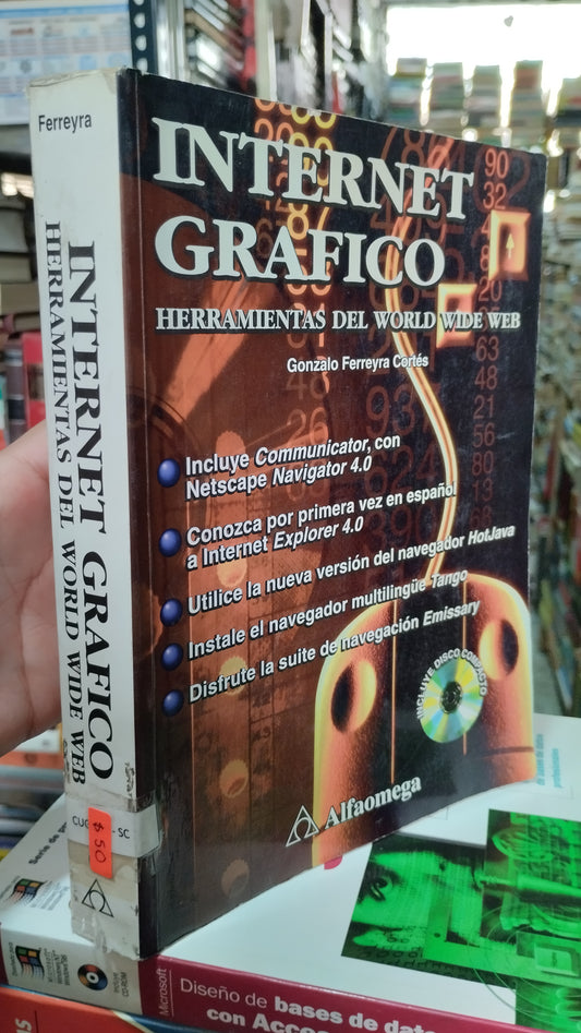INTERNET GRAFICO HERRAMIENTAS DEL WORLD WIDE WEB LIBRO USADO COMPUTACION ALDAMA