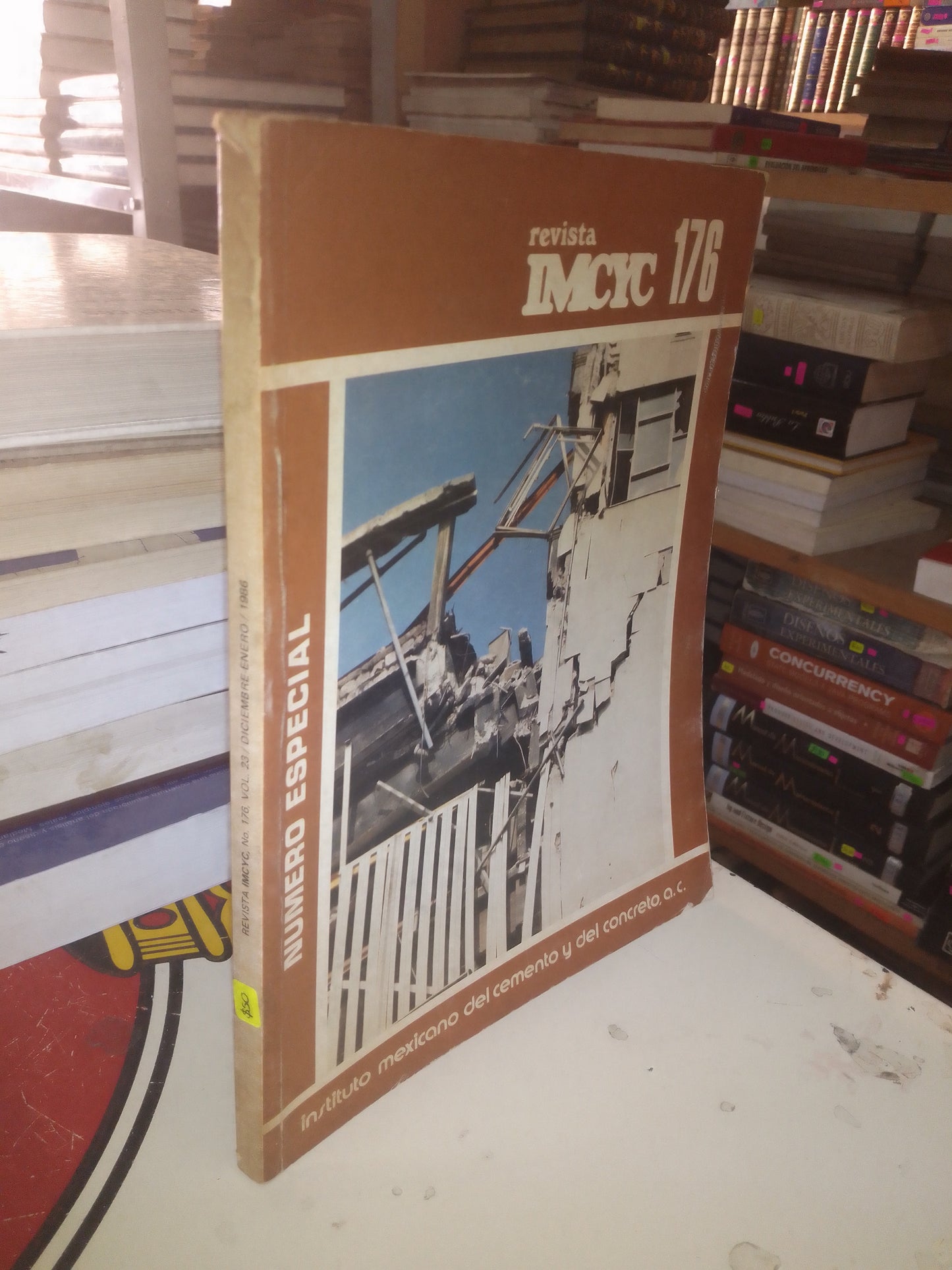 REVISTA IMCYC, NO. 176, VOL. 23. DICIEMBRE-ENERO 1986 USADO ARQUITECTURA LITERARIO 207