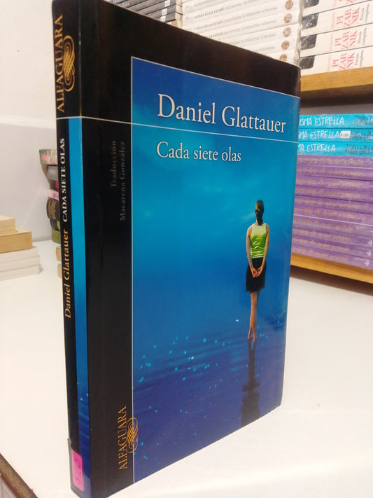 CADA SIETE OLAS POR DANIEL GLATTAUER USADO NOVELA JUAREZ