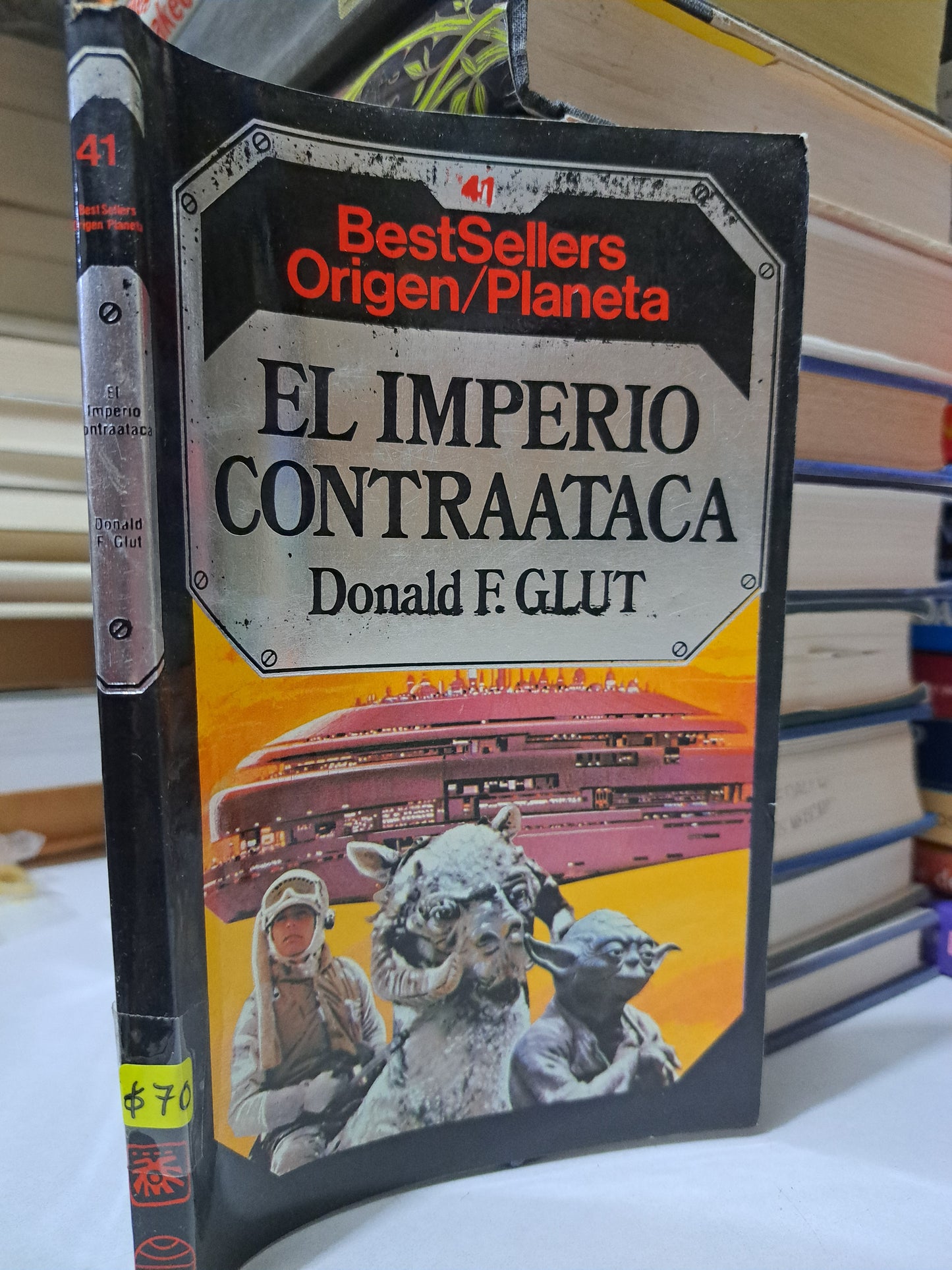 EL IMPERIO CONTRAATACA #41 DONALD F.GLUT USADO NOVELA JUÁREZ