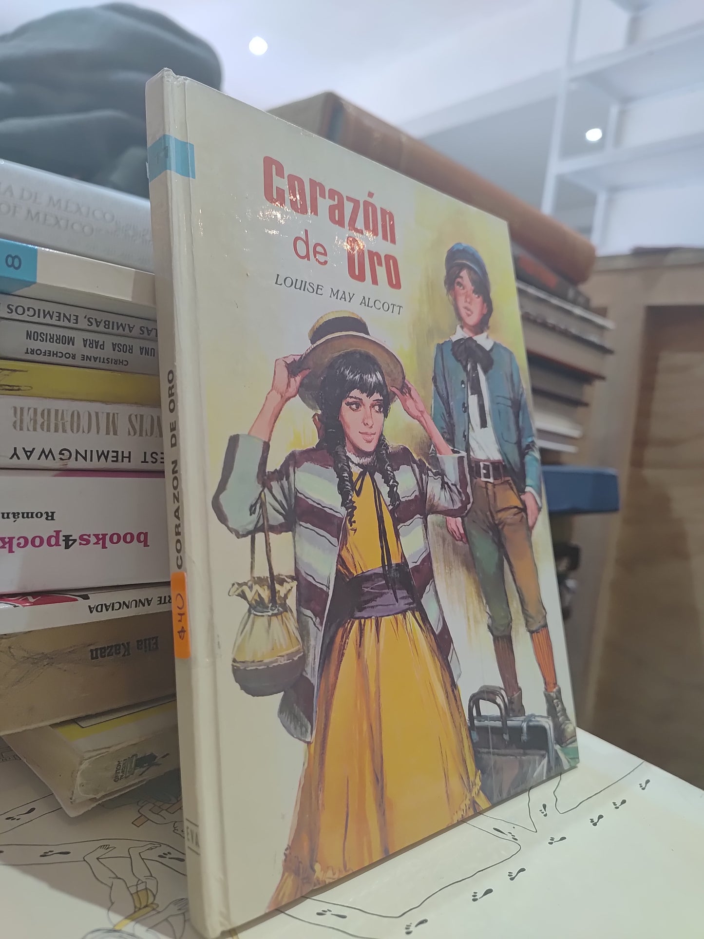 CORAZON DE ORO POR LUISE MAY ALCOTT USADO NOVELAS JUAREZ 515