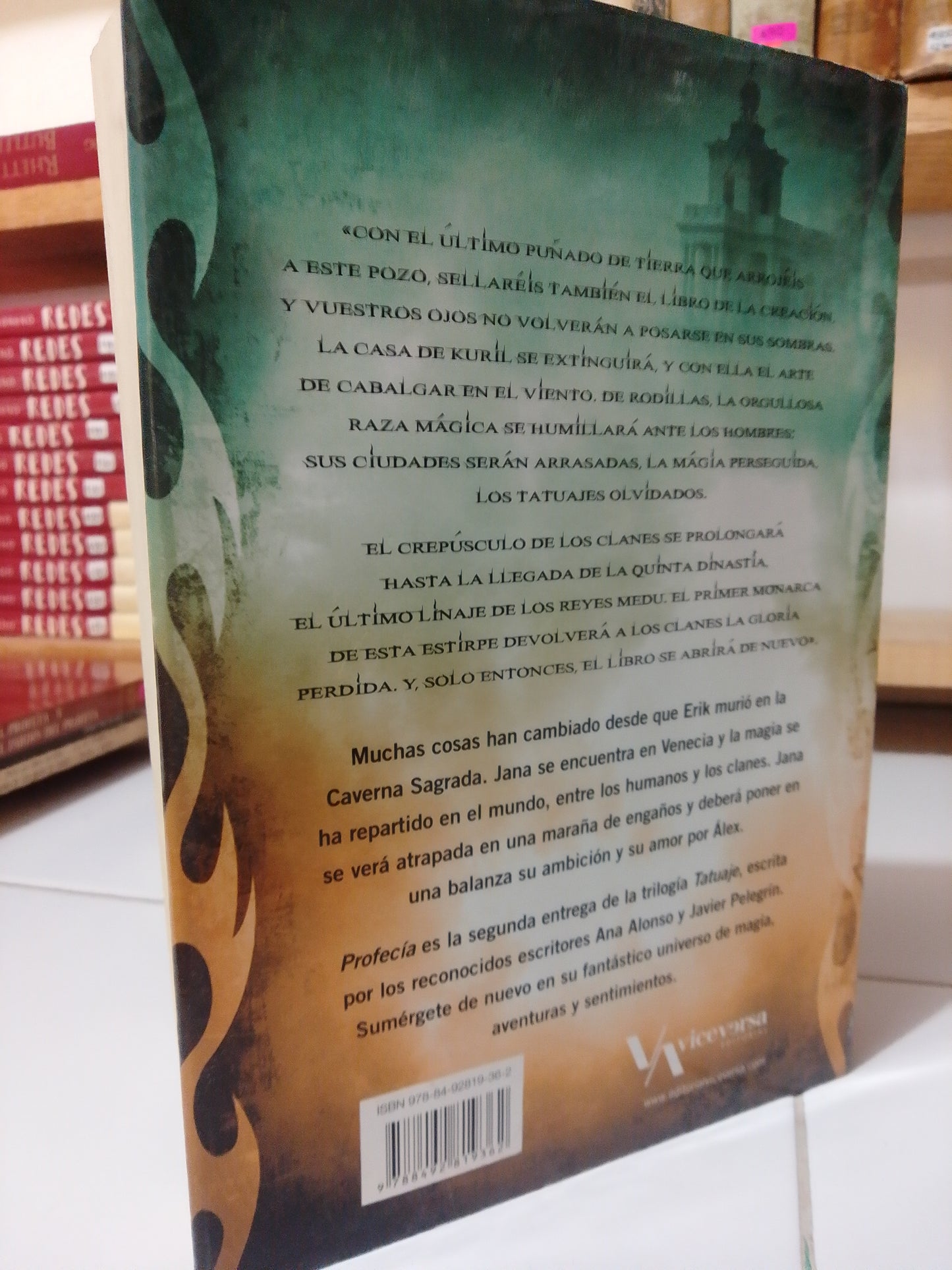 PROFECIA POE ANA ALONSO Y JAVIER PELEGRIN USADO NOVELA JUAREZ