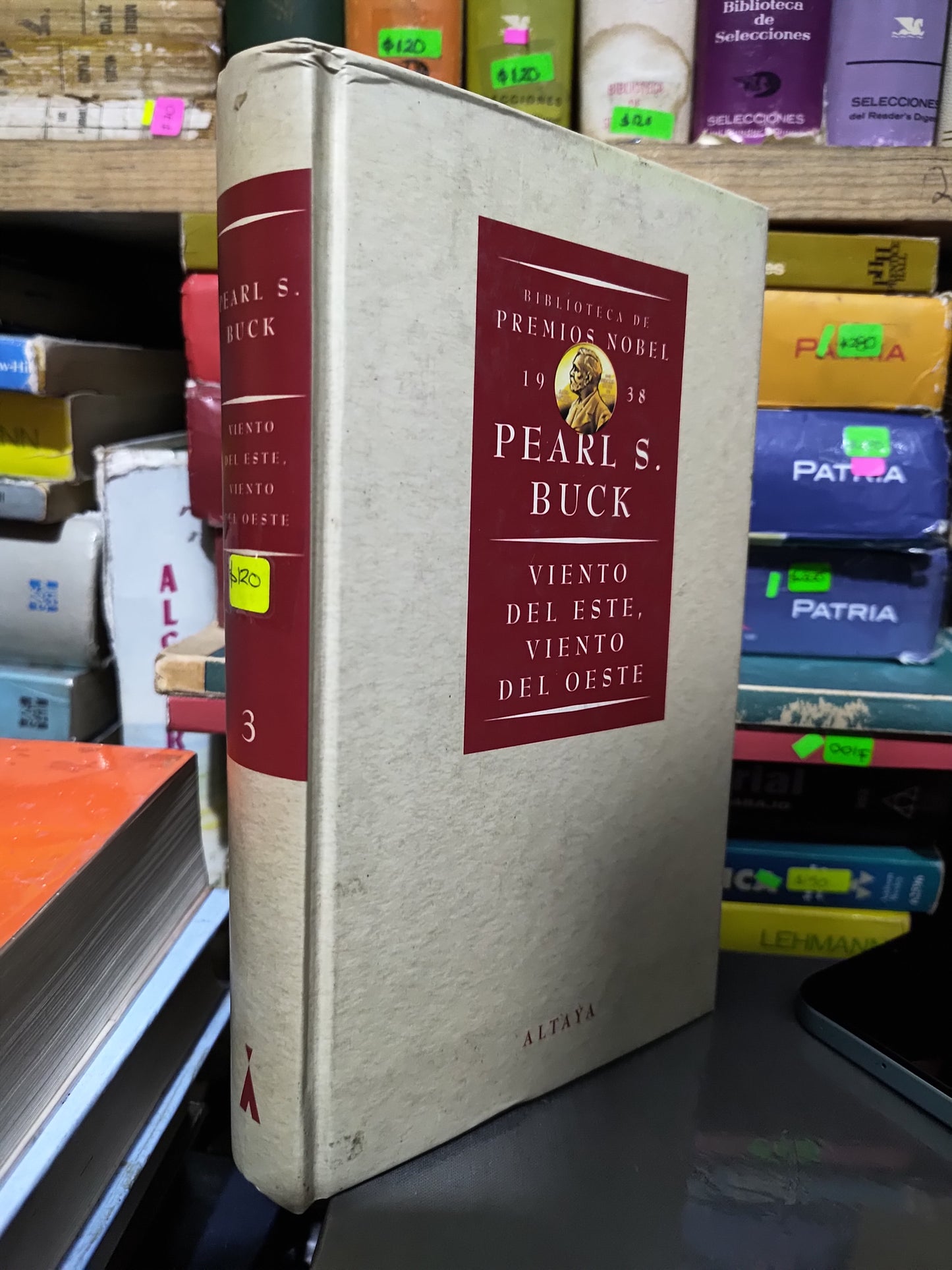 VIENTO DEL ESTE VIENTO DEL OESTE POR PEARL S. BUCK USADO NOVELAS JUAREZ 507