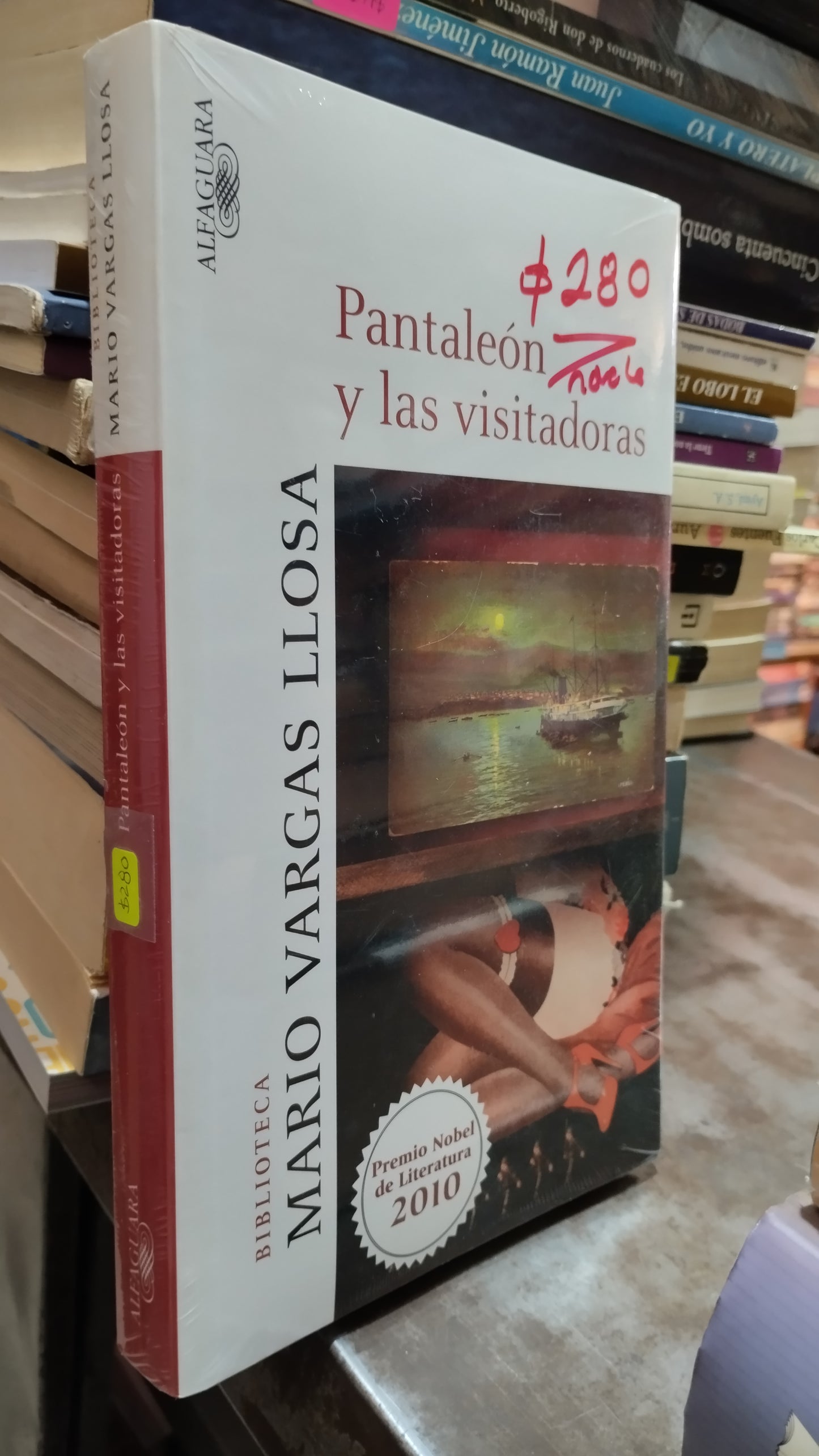 PANTALEON Y LAS VISITADORAS POR MARIO VARGAS LLOSA LIBRO USADO NOVELAS ALDAMA