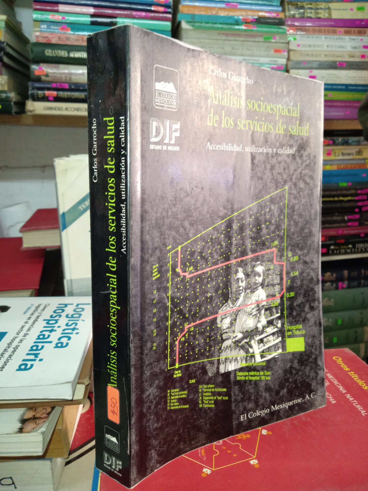 ANALISIS SOCIOEDPACIAL DE LOS SERVICIOS DE SALUD POR CARLOS GARROCHO USADO MEDICINA LITERARIO 207