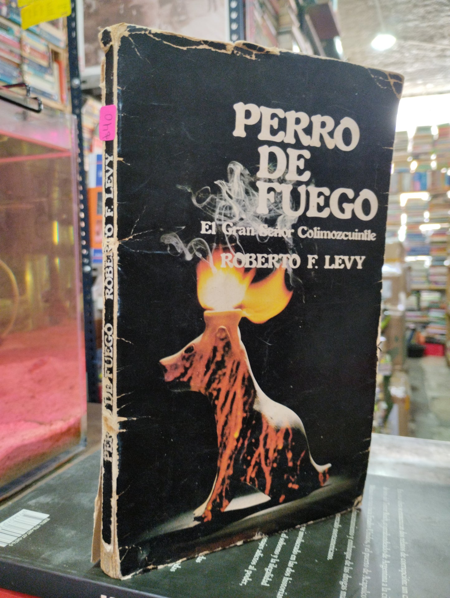 PERRO DE FUEGO POR ROBERTO F. LEVY USADO NOVELAS ALDAMA