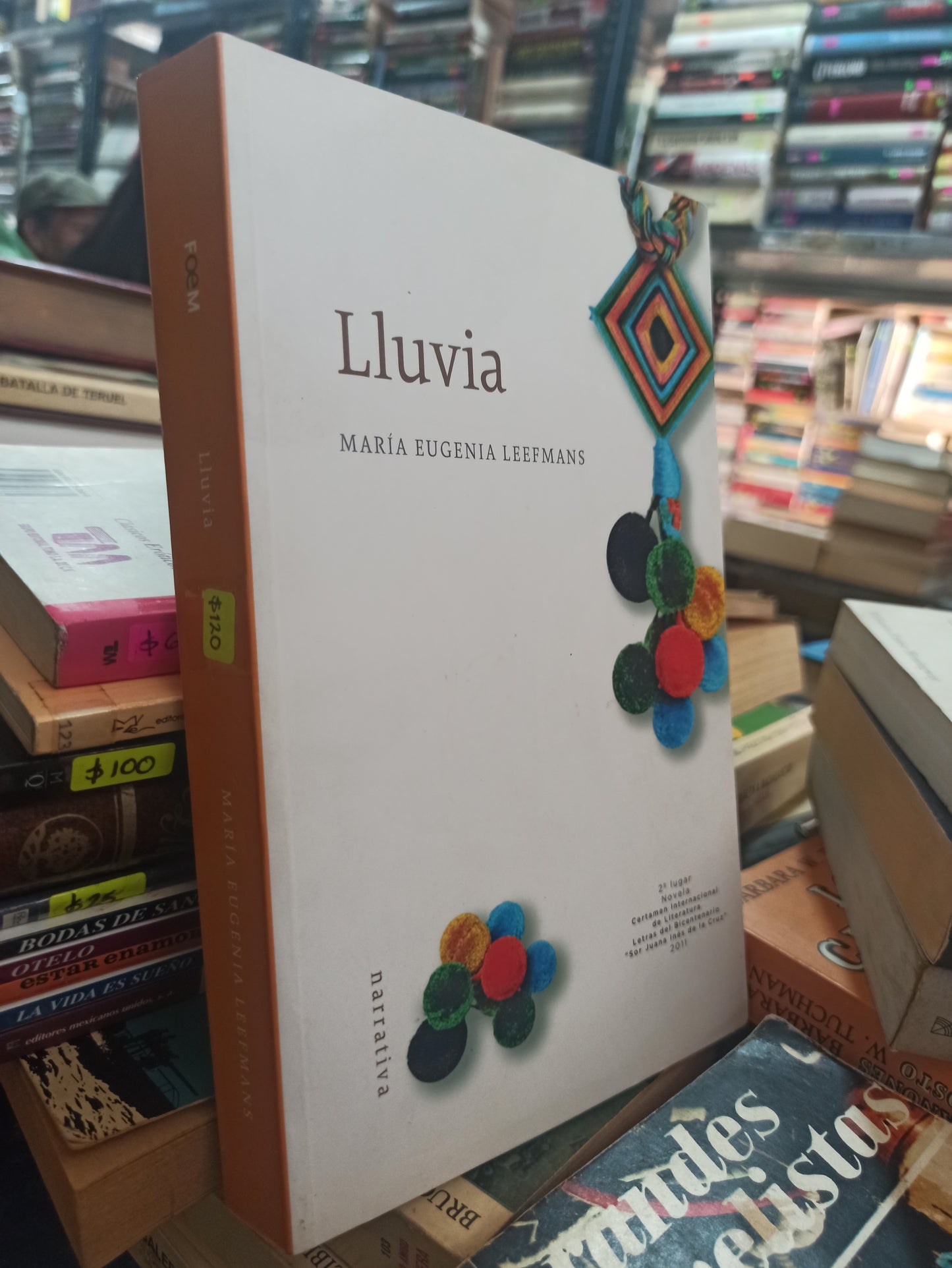 LLUVIA POR MARÍA EUGENIA LEEFMANS USADO NOVELAS ALDAMA