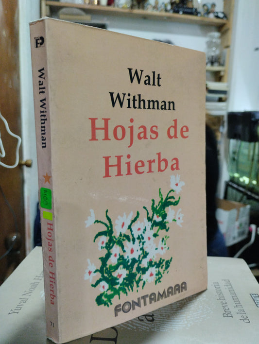 HOJAS DE HIERBA POR WALT WHITMAN USADO NOVELAS ALDAMA