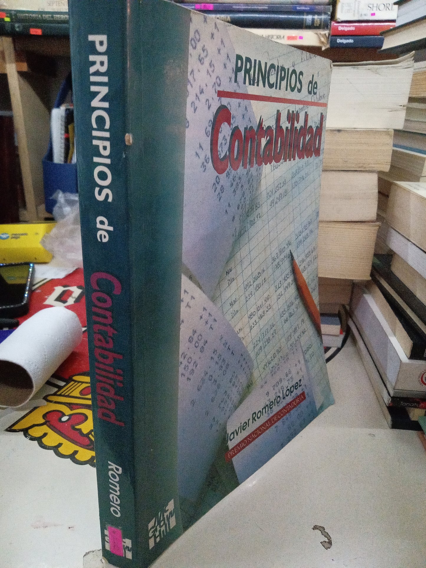 PRINCIPIOS DE CONTABILIDAD POR JAVIER ROMERO LOPEZ USADO ADMINISTRACIÓN LITERARIO 207