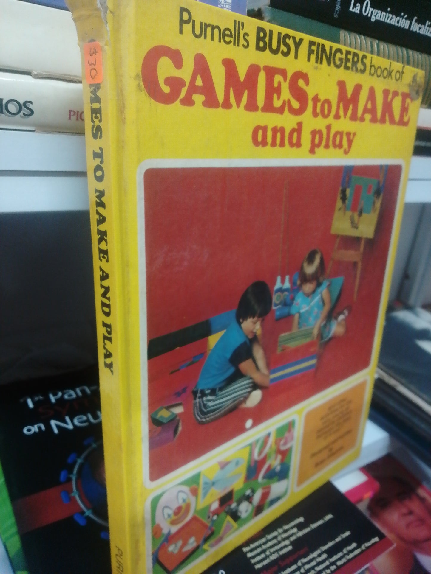 PURNELL S BUSY FINGERS BOOK OF GAMERS TO MAKE AND PLAY BRIQN EDWARDS USADO IDIOMAS JUAREZ 515