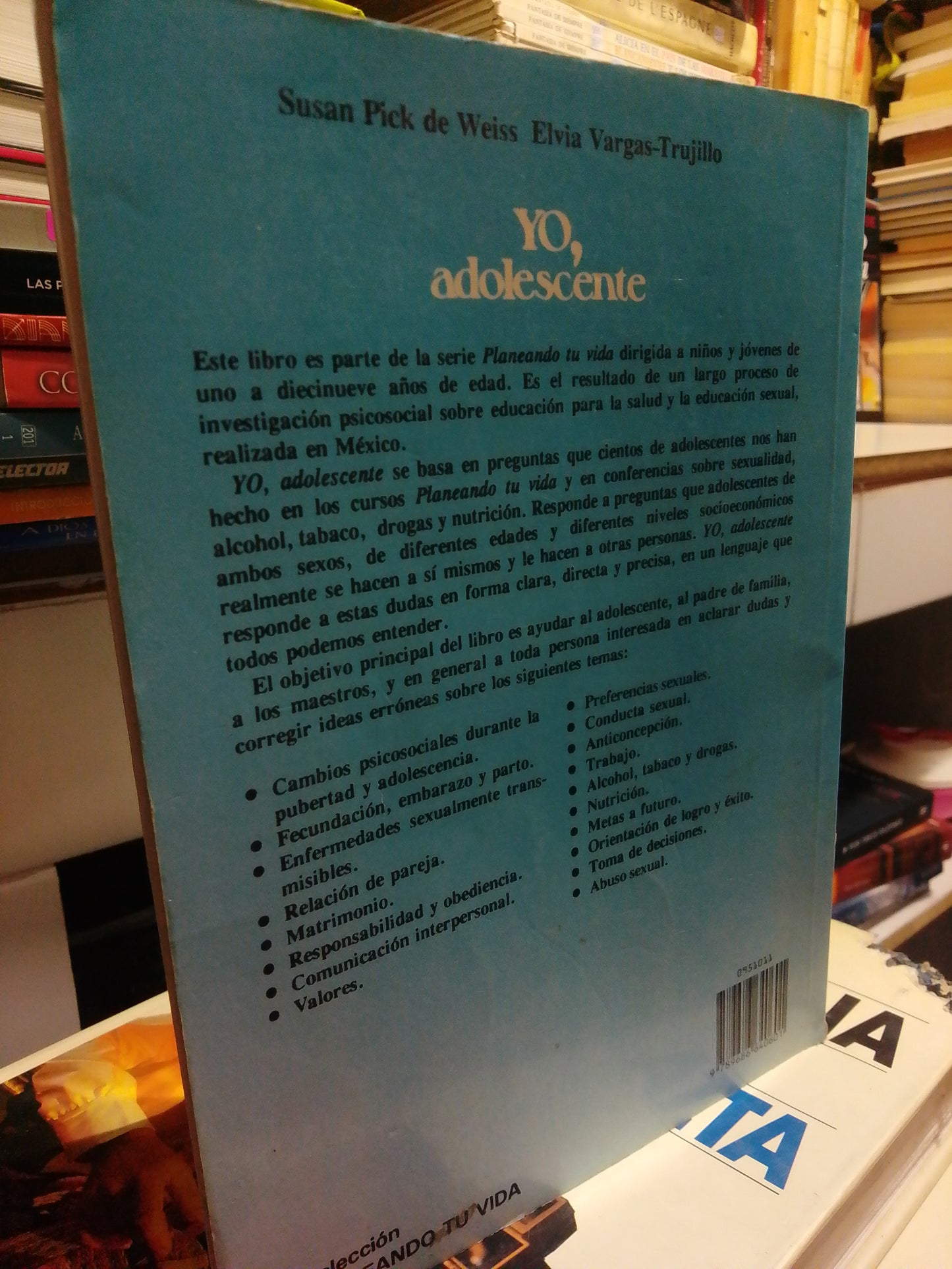 YO ADOLESCENTE RESPUESTAS CLARAS A MIS GRANDES DUDAS POR SUSAN PICK DE WEISS USADO SUPERACIÓN PERSONAL JUÁREZ
