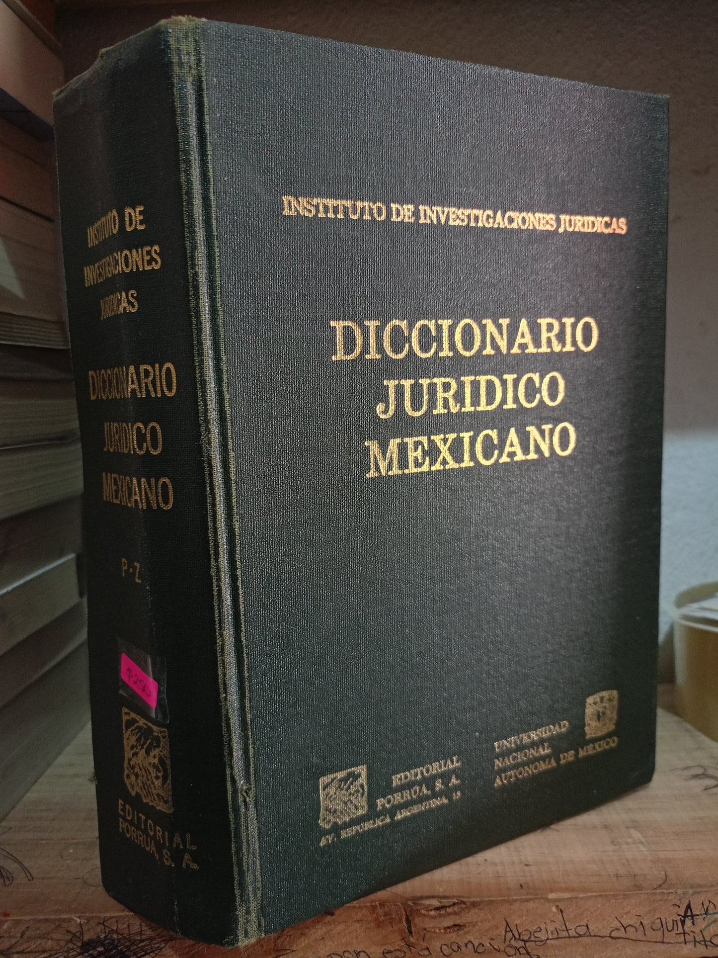 DICCIONARIO JURIDICO MEXICANO USADO DERECHO LITERARIO 305