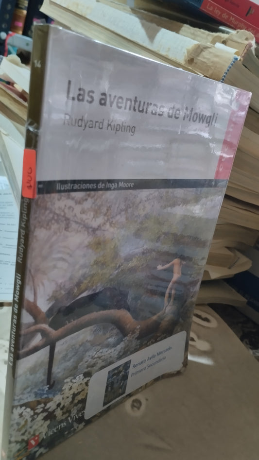 LAS AVENTURAS DE MOWGLI POR RUDYARD KIPLING LIBRO USADO INFANTIL ALDAMA