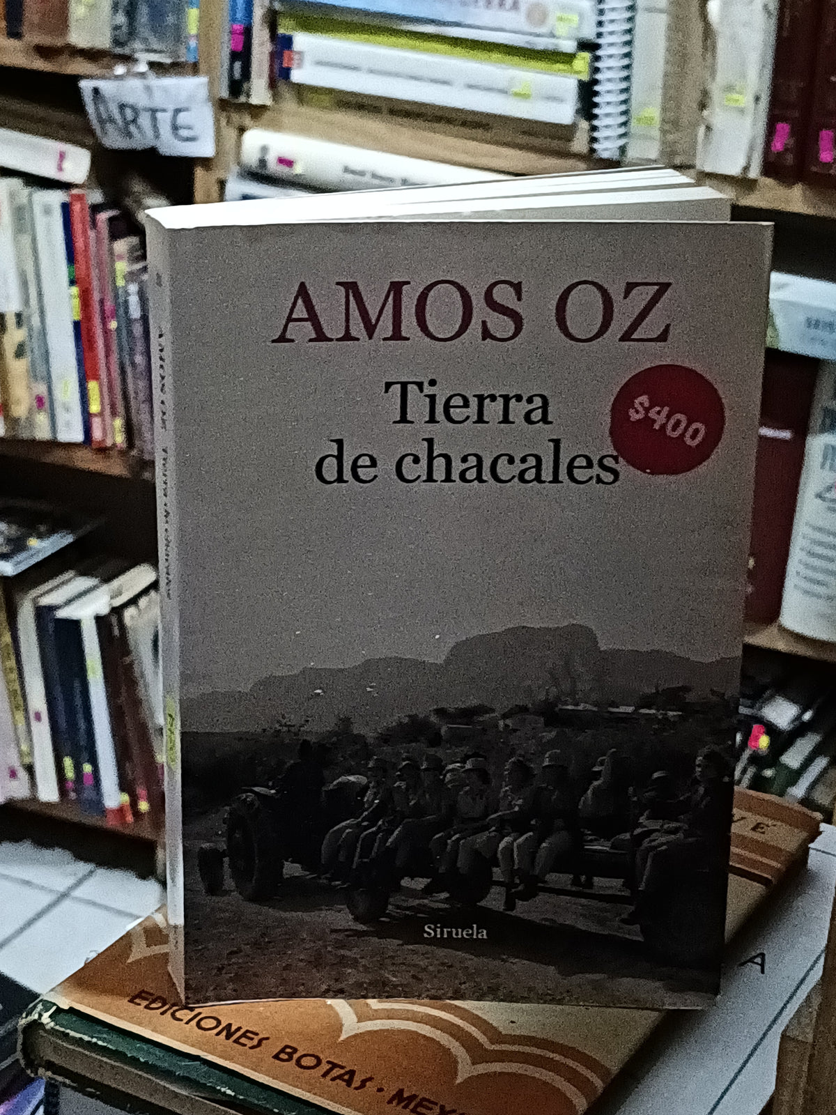 TIERRA DE CHACALES AMOS OZ USADO NOVELA LITERARIO 305