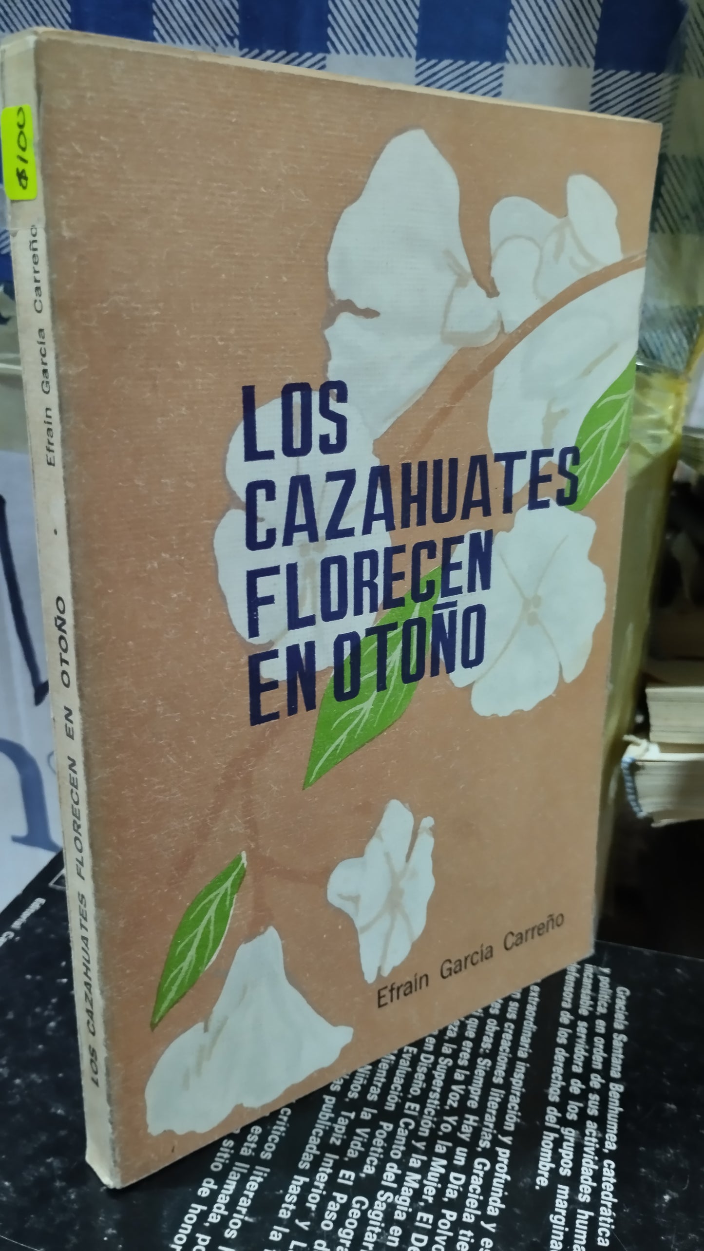 LOS CAZAHUATES FLORECEN EN OTOÑO POR EFRAIN GARCIA CARREÑO LIBRO USADO ANTIGUO ALDAMA
