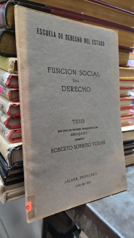 FUNCION SOCIAL DEL DERECHO LIBRO USADO DERECHO ALDAMA