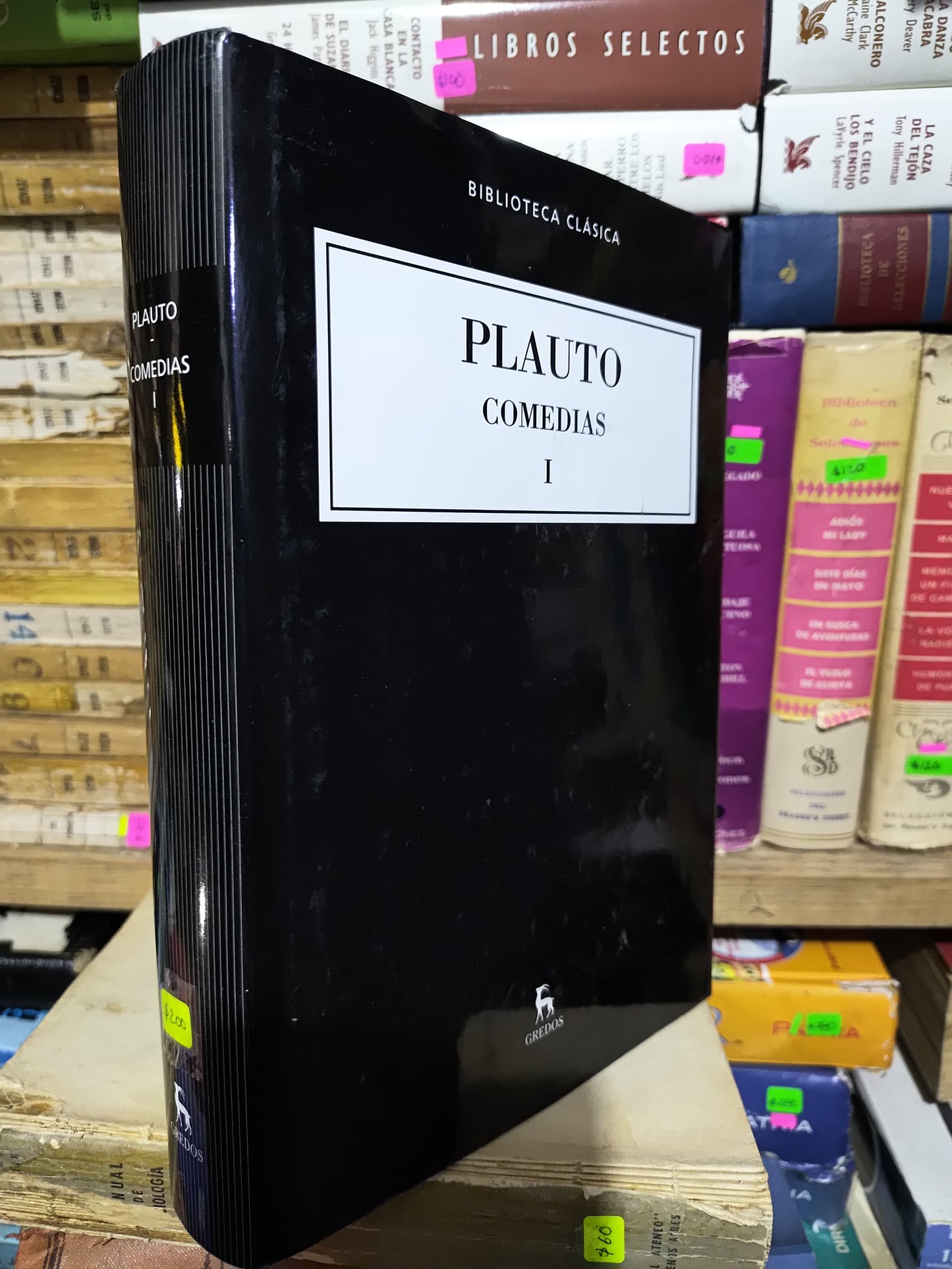 PLAUTO COMEDIAS 1 POR EDITORIAL GREDOS USADO NOVELAS JUAREZ 507