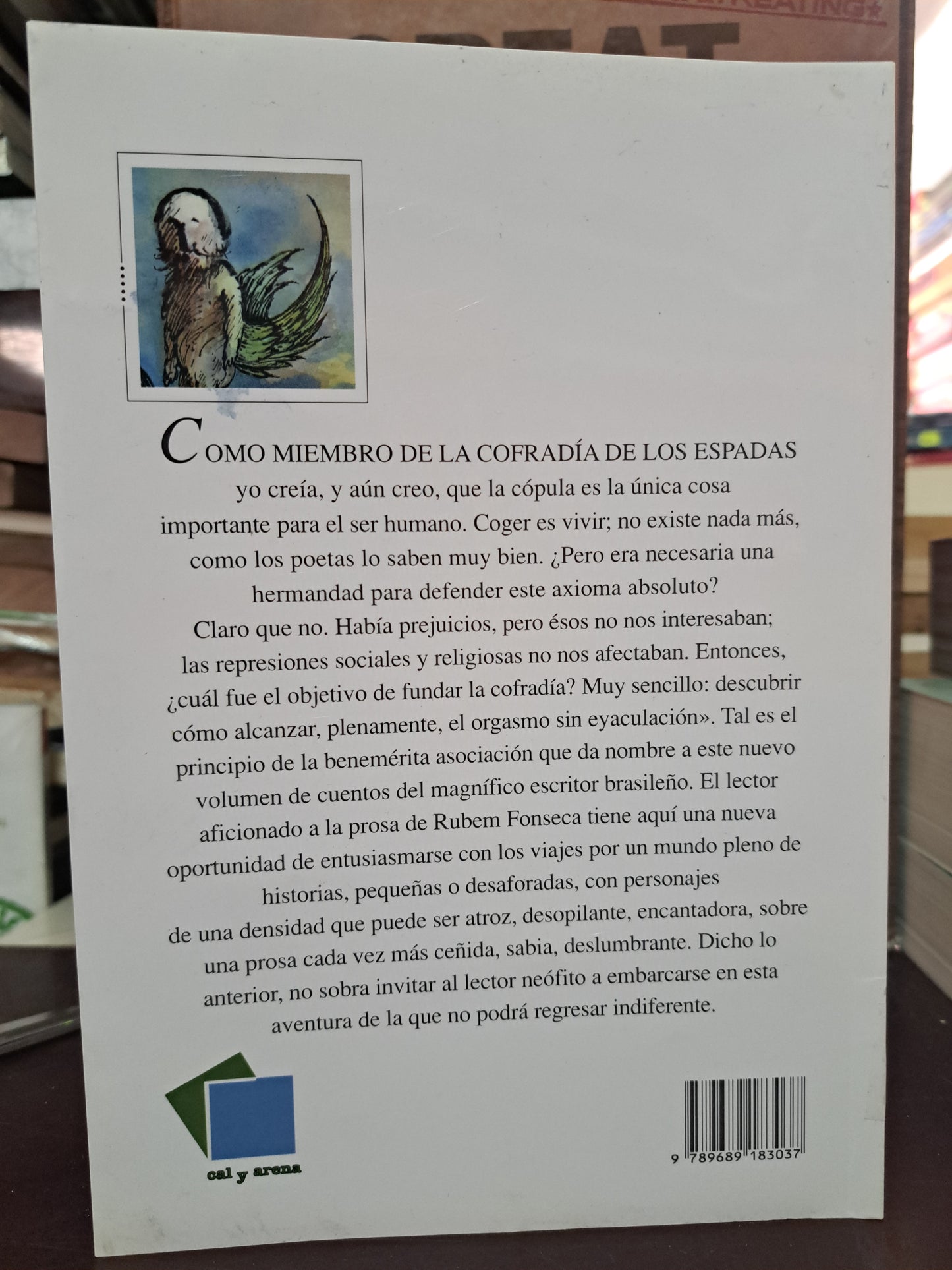 LA COFRADÍA DE LOS ESPADAS RUBEM FONSECA USADO NOVELA LITERARIO 305